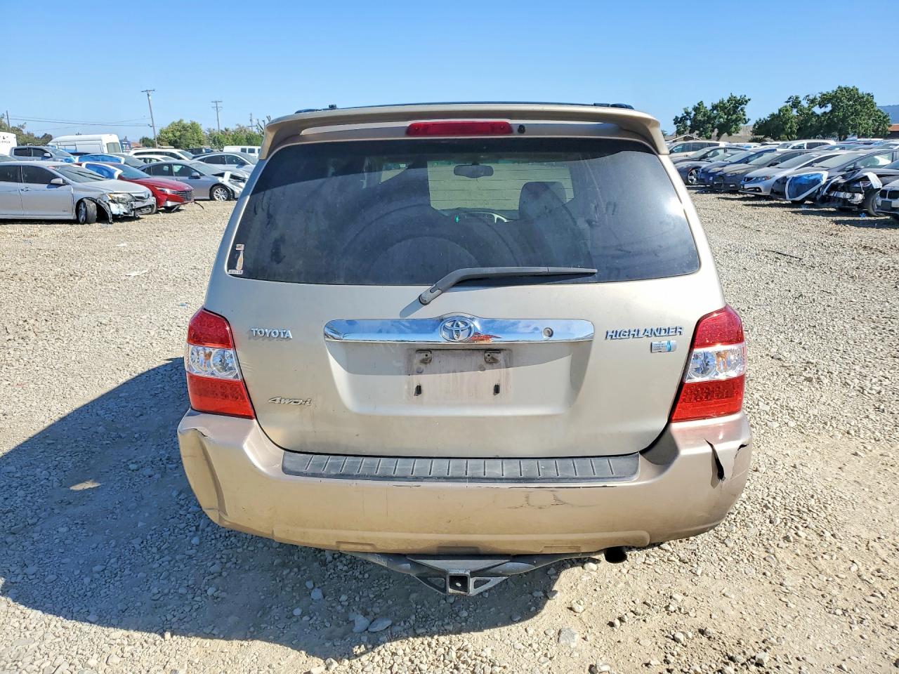 2006 Toyota Highlander Желто-коричневый vin: JTEEW21A260005261