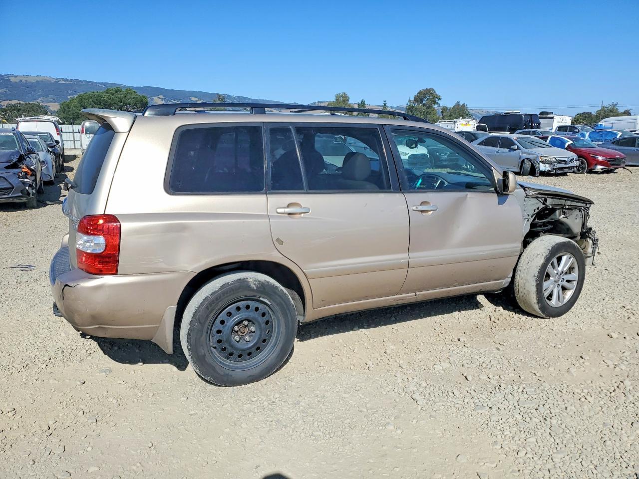 2006 Toyota Highlander Желто-коричневый vin: JTEEW21A260005261