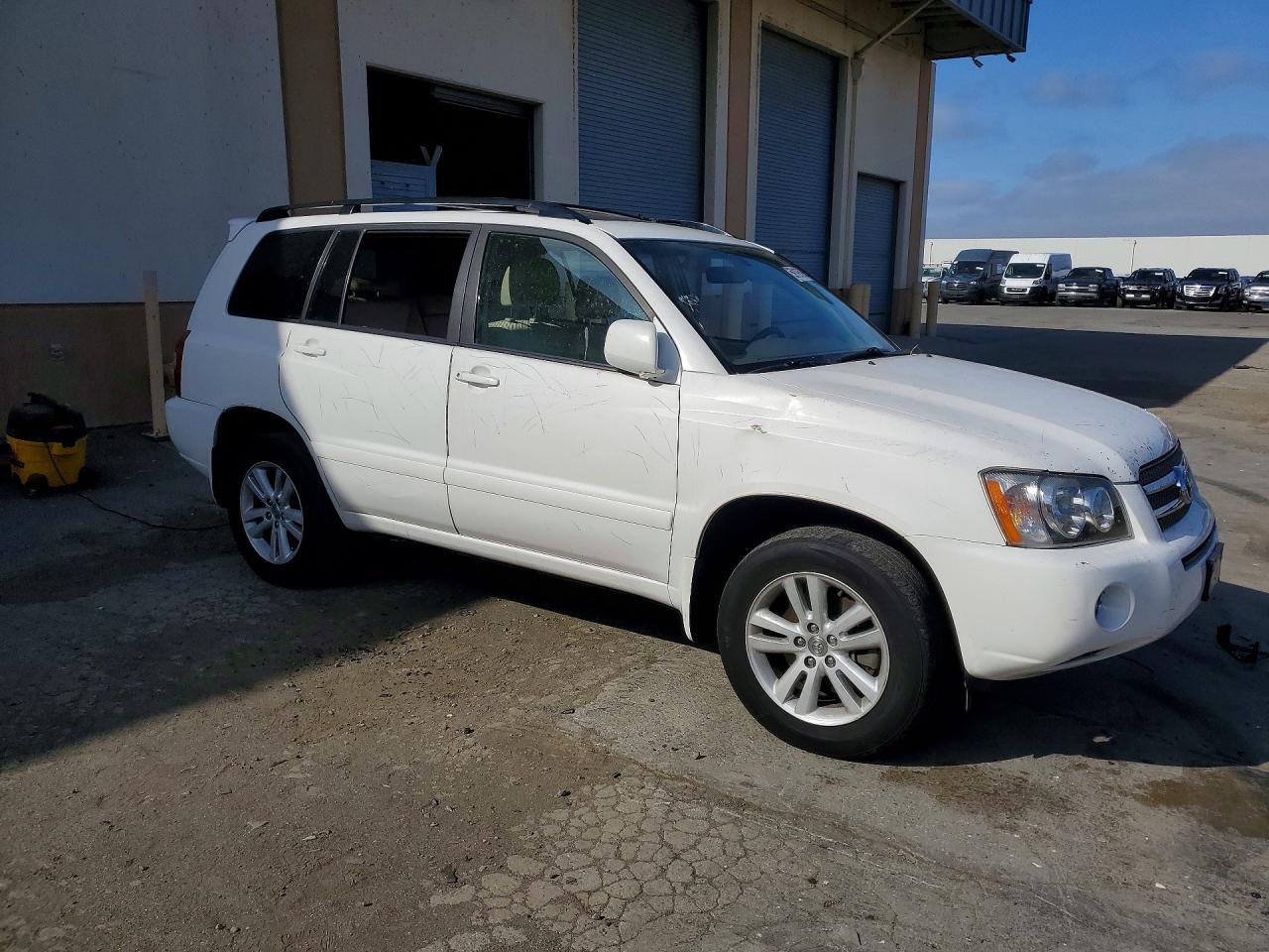 2006 Toyota Highlander Hybrid Белый vin: JTEEW21A260014106