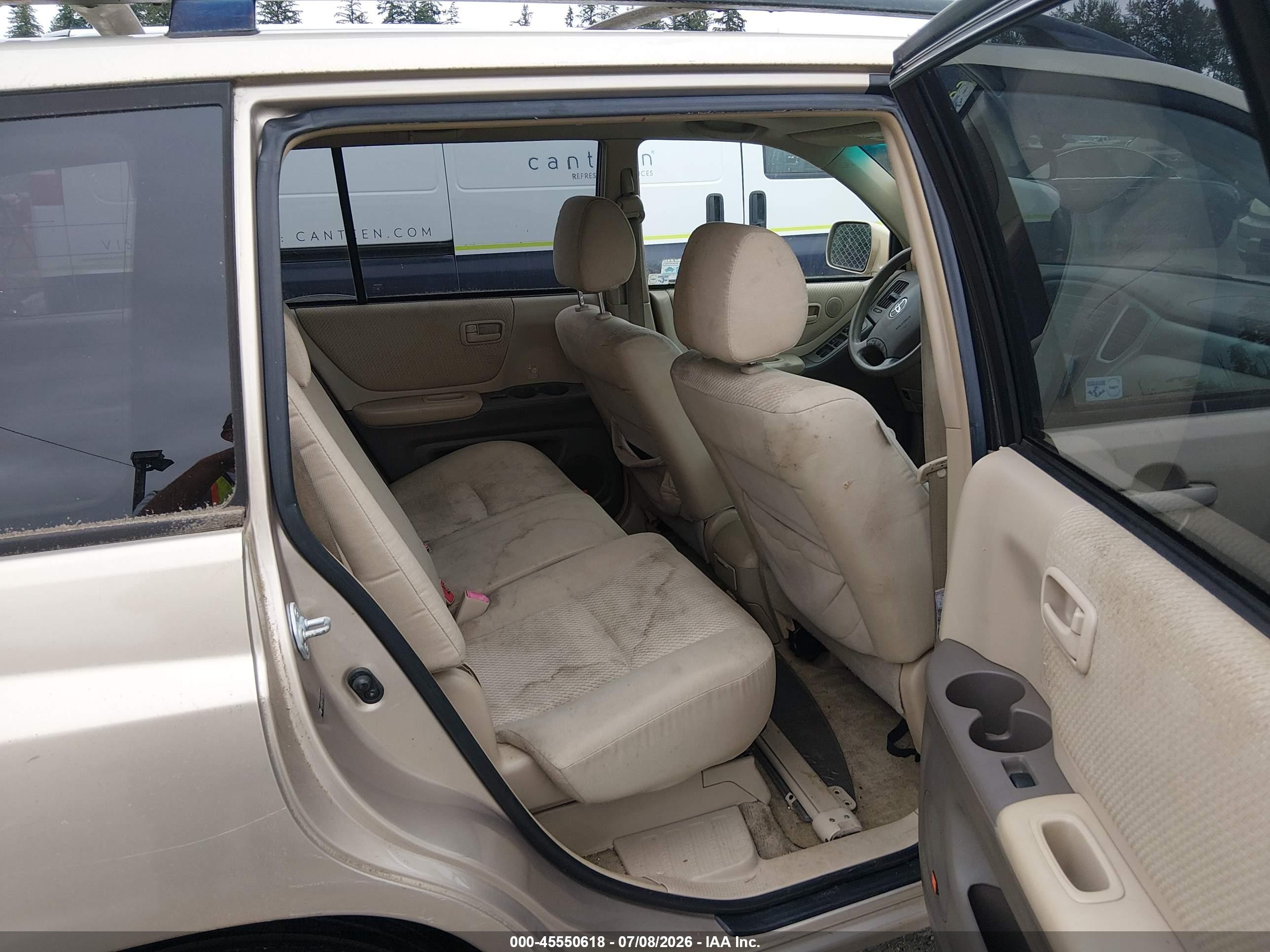 2007 Toyota Highlander Hybrid V6 Gold vin: JTEEW21A270044708