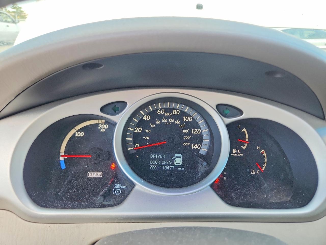 2007 Toyota Highlander Hybrid White vin: JTEEW21A270049147