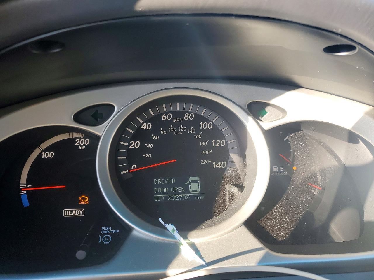 2006 Toyota Highlander Hybrid Silver vin: JTEEW21A460022207