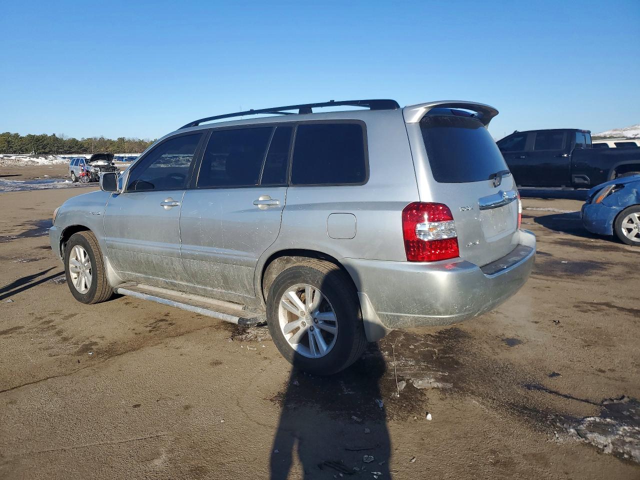 2006 Toyota Highlander Hybrid Silver vin: JTEEW21A460022207