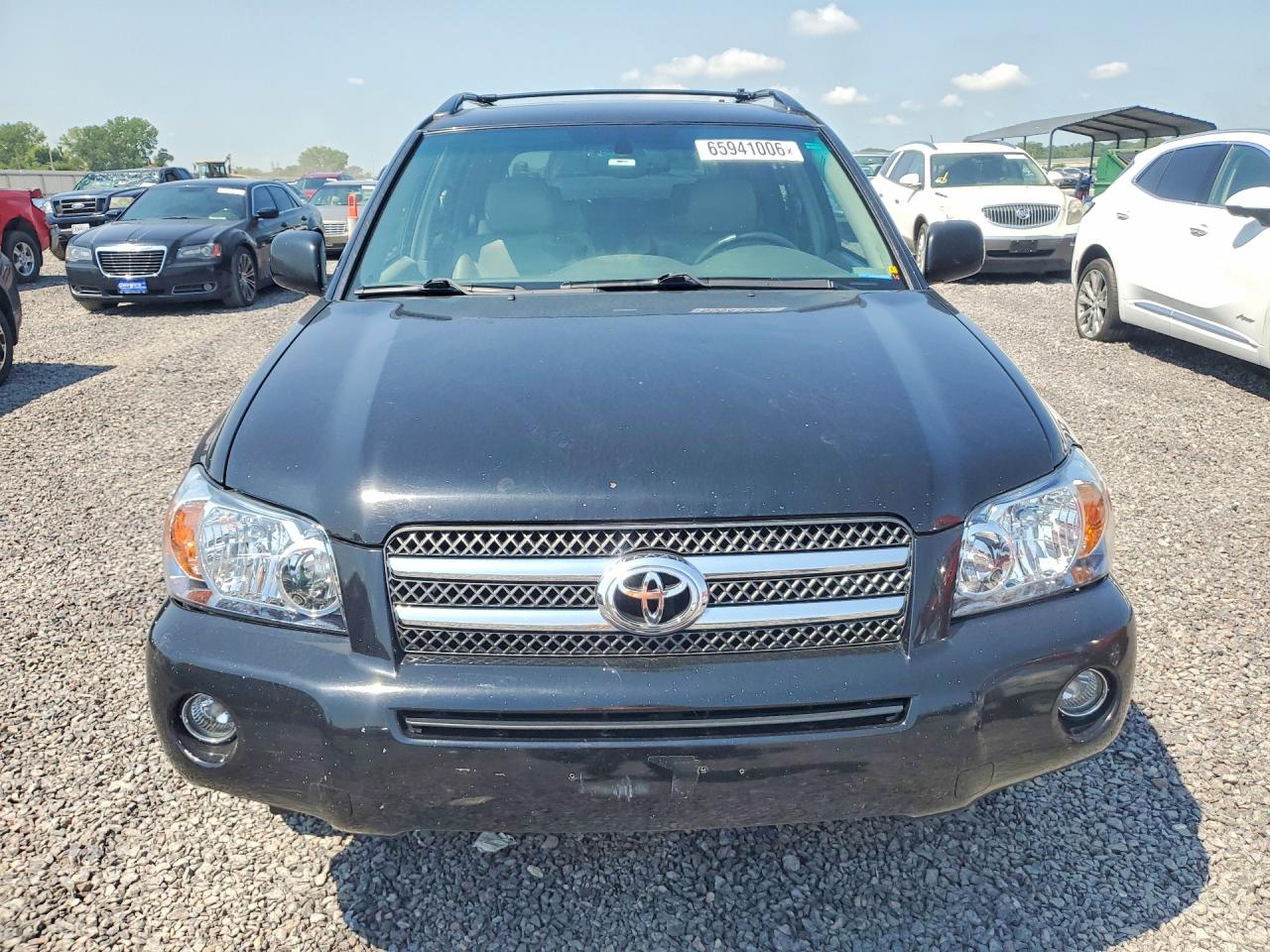 2006 Toyota Highlander Hybrid Black vin: JTEEW21A460027584
