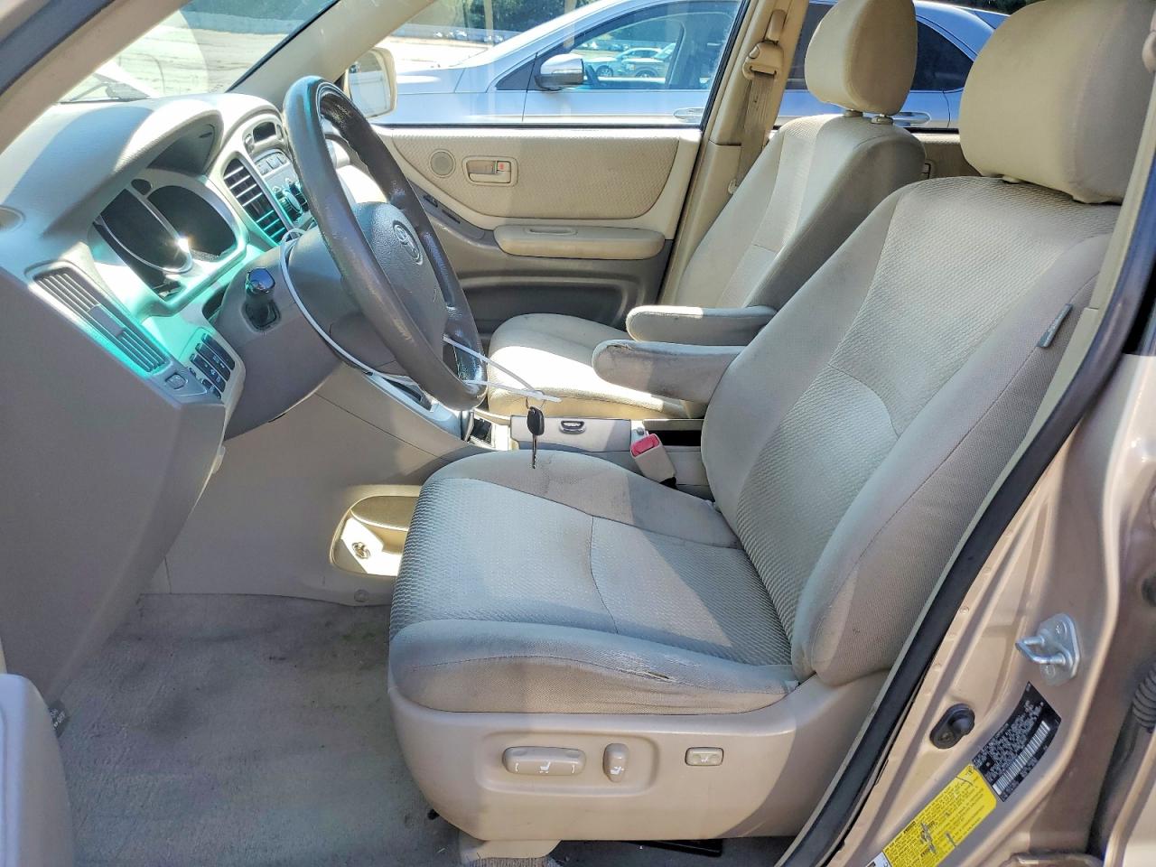 2006 Toyota Highlander Hybrid Tan vin: JTEEW21A460028864