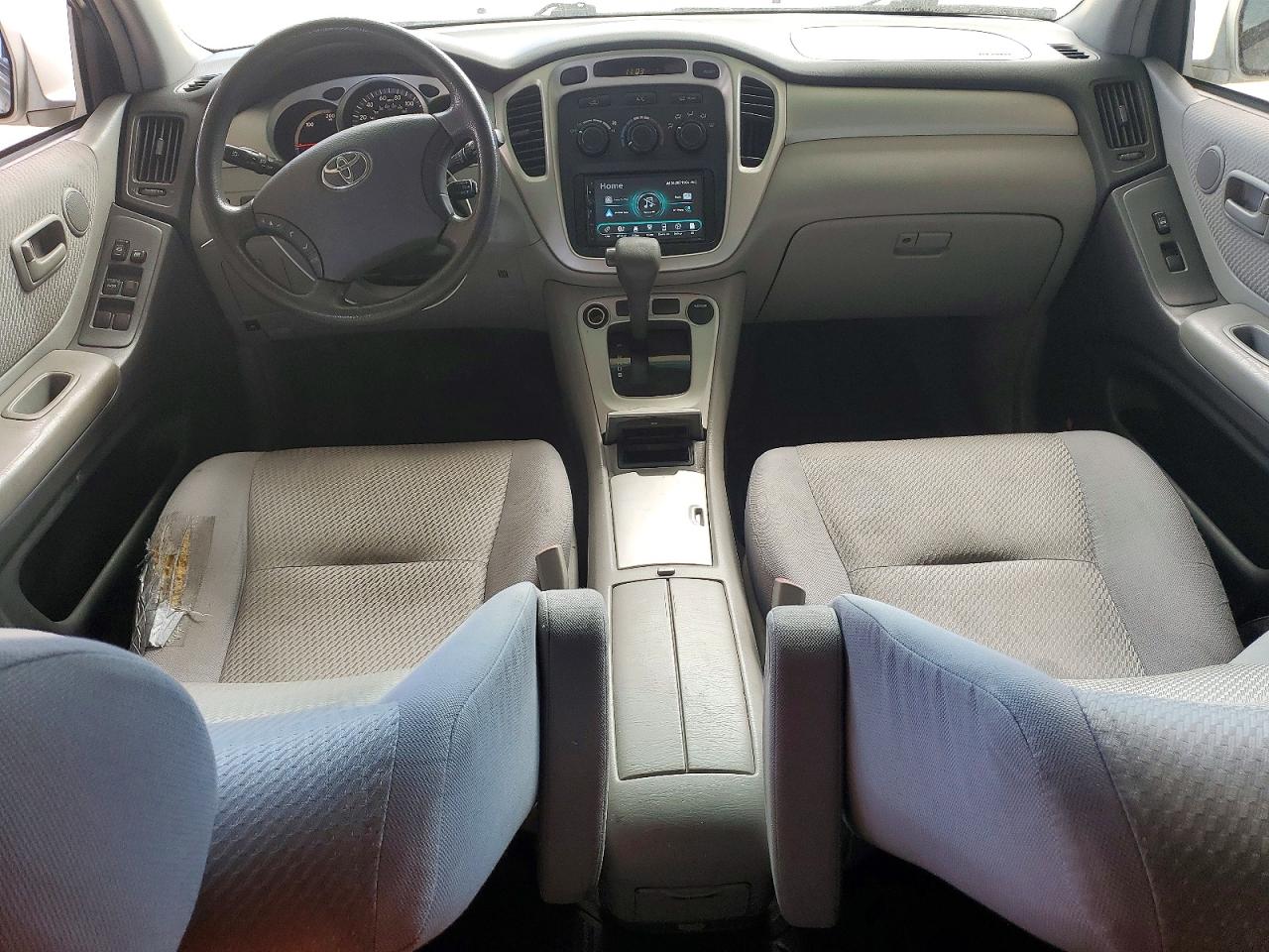 2007 Toyota Highlander Hybrid Silver vin: JTEEW21A470044886