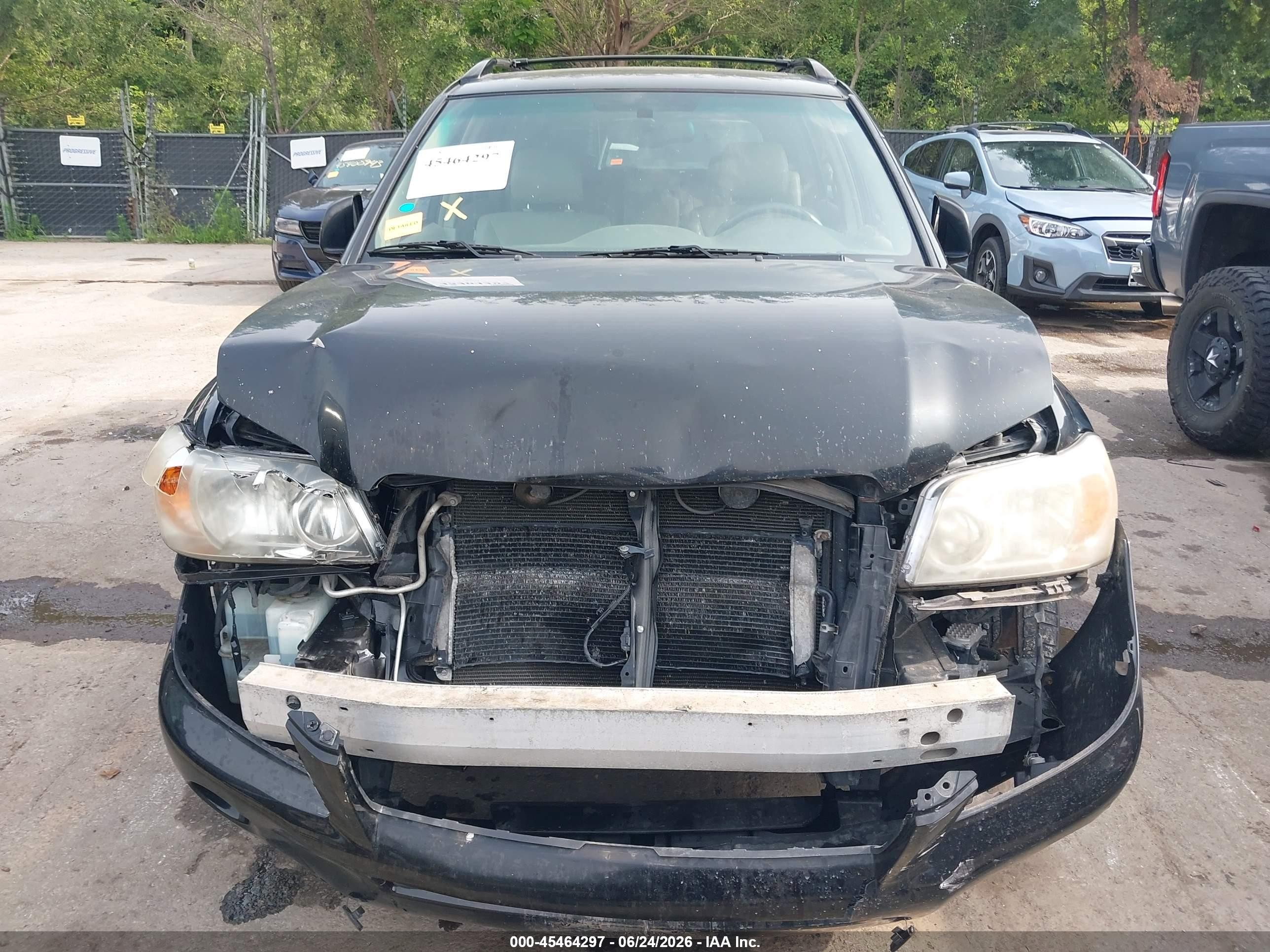 2006 Toyota Highlander Hybrid Limited V6 Black vin: JTEEW21A560001415