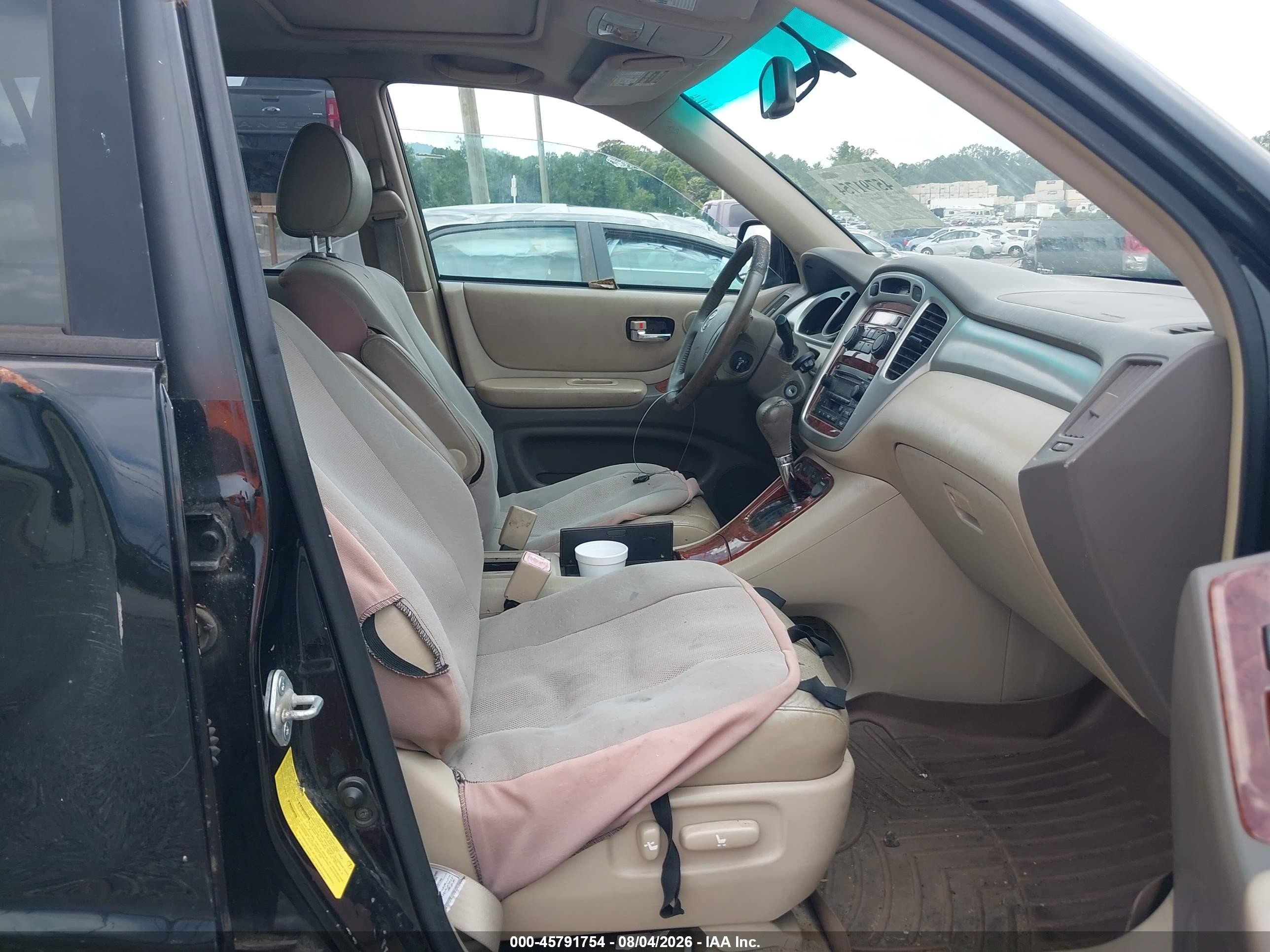 2007 Toyota Highlander Hybrid Limited V6 Black vin: JTEEW21A670036482
