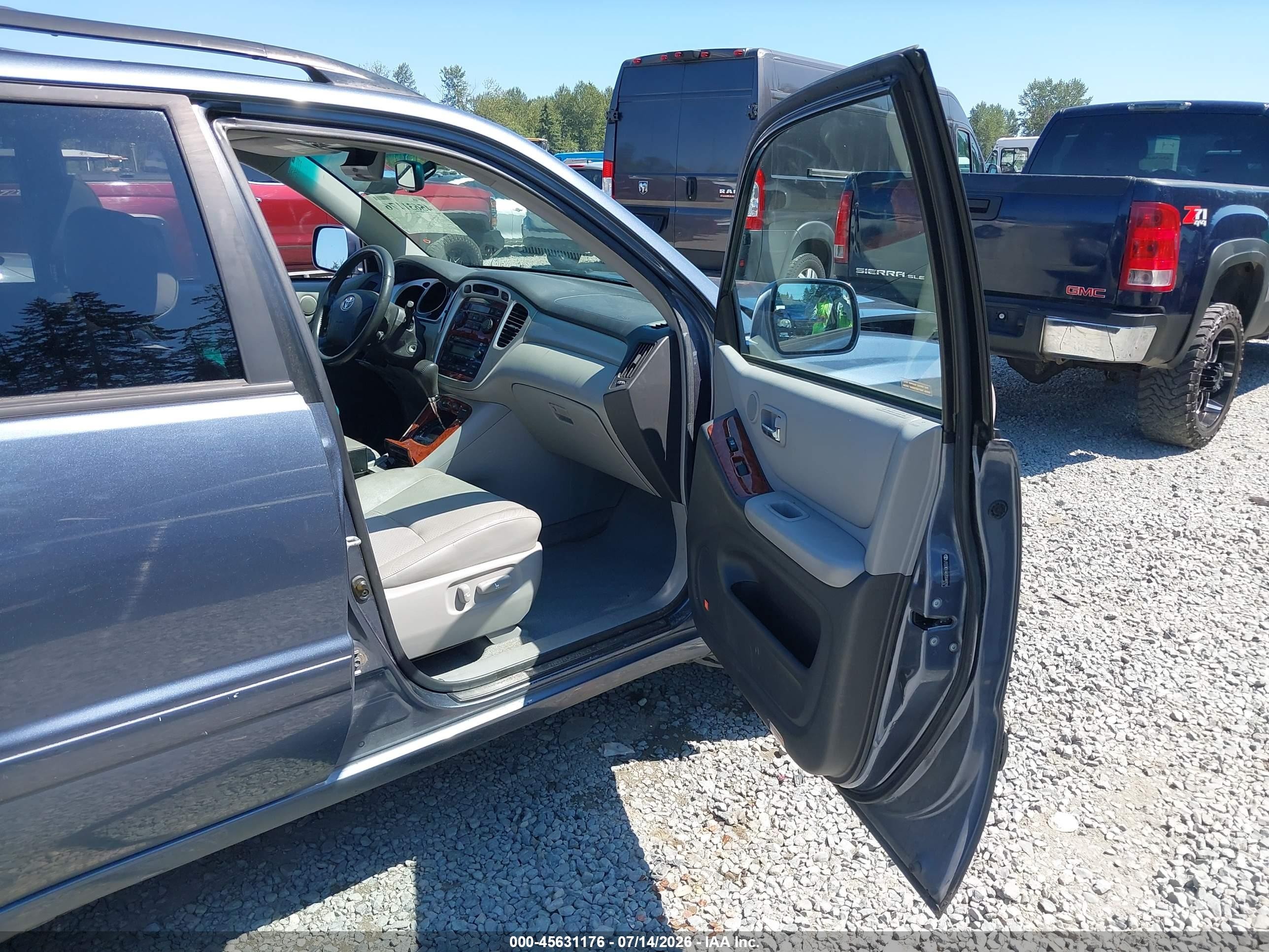 2007 Toyota Highlander Hybrid Limited V6 Gray vin: JTEEW21A670046929