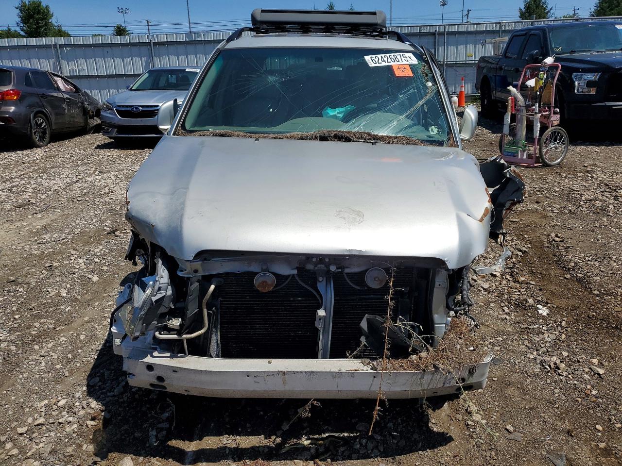 2006 Toyota Highlander Hybrid Silver vin: JTEEW21A760006292