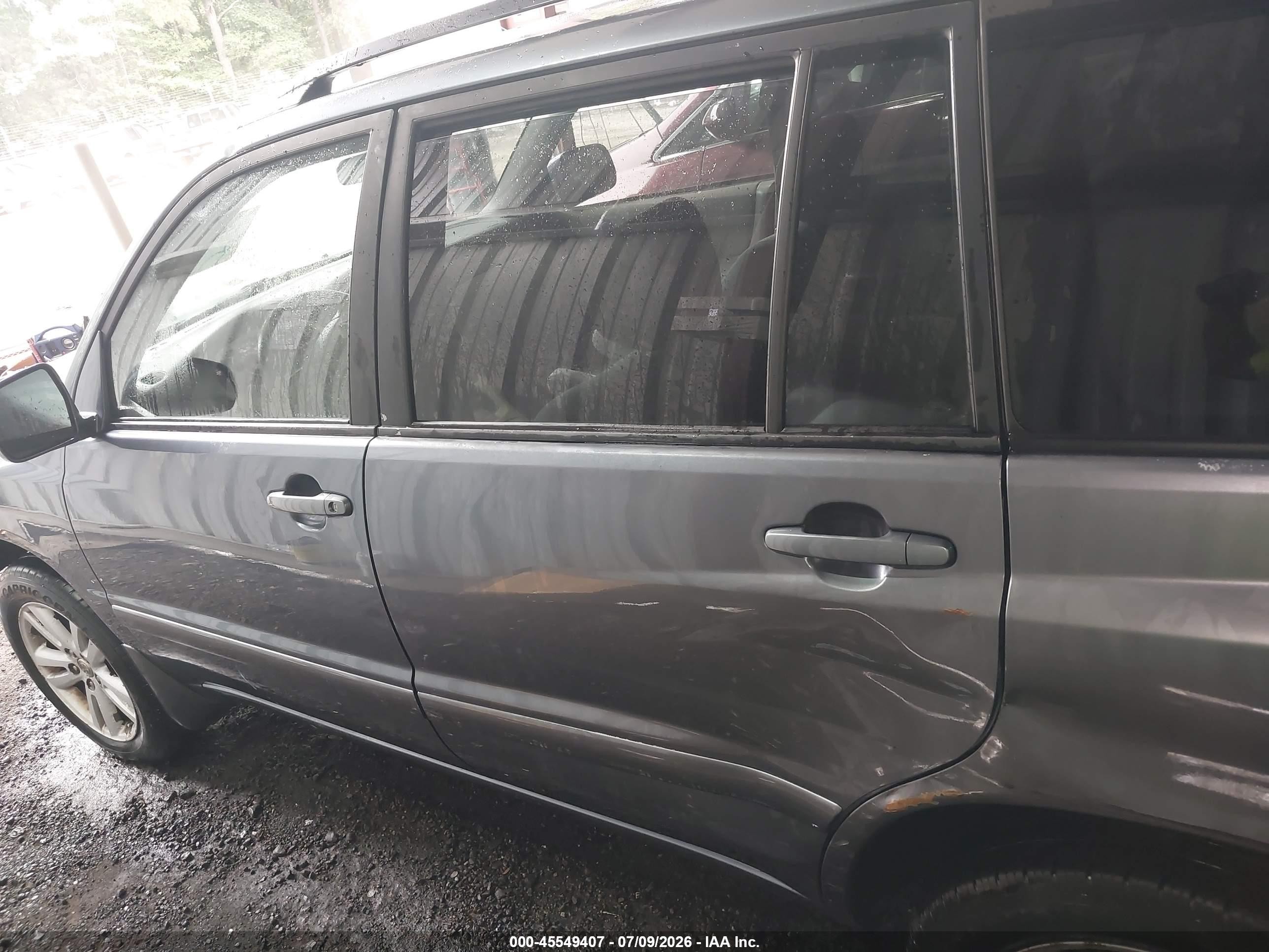 2006 Toyota Highlander Hybrid V6 Blue vin: JTEEW21A760013114