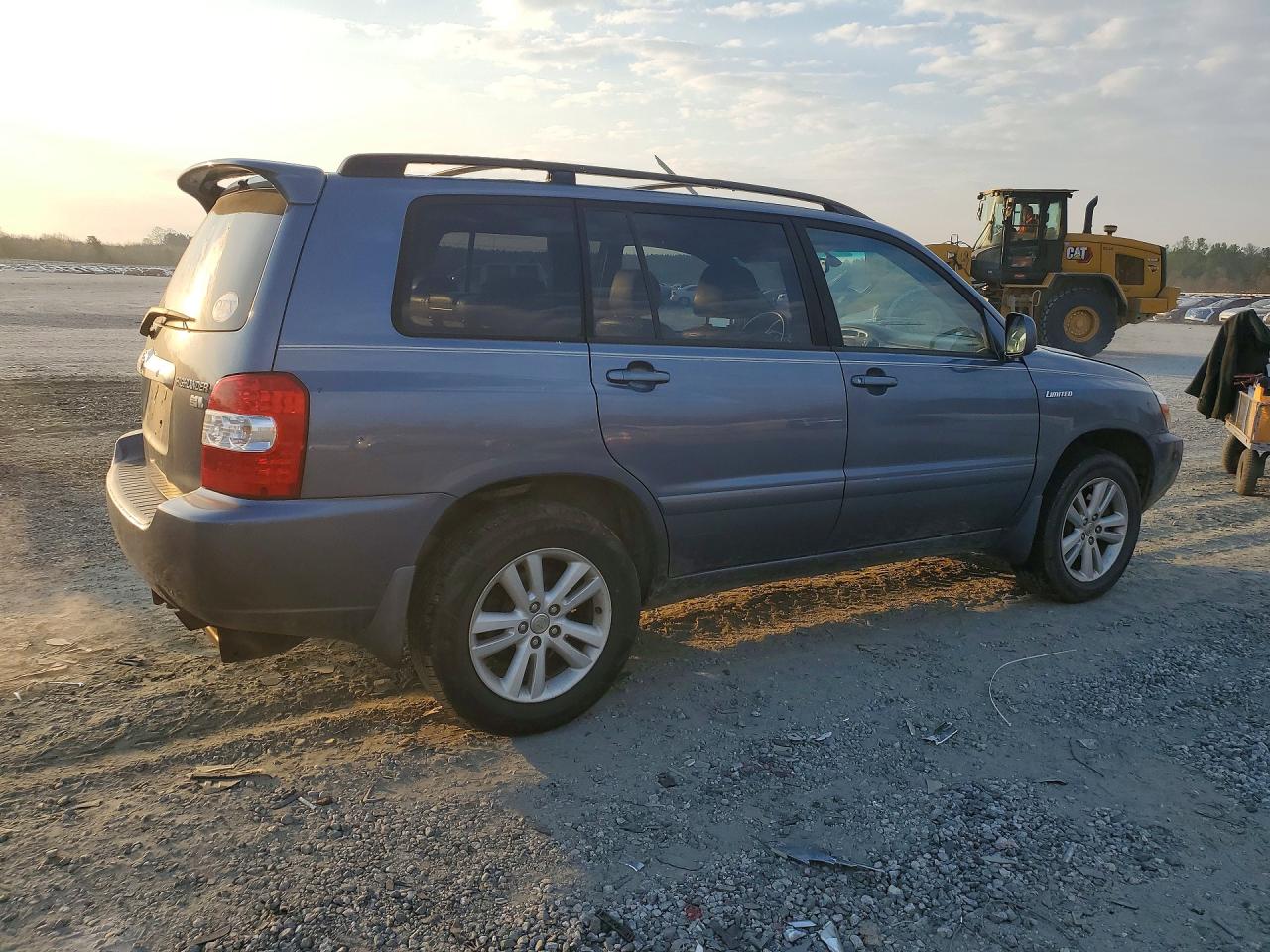 2006 Toyota Highlander Hybrid Limited Blue vin: JTEEW21A760017549