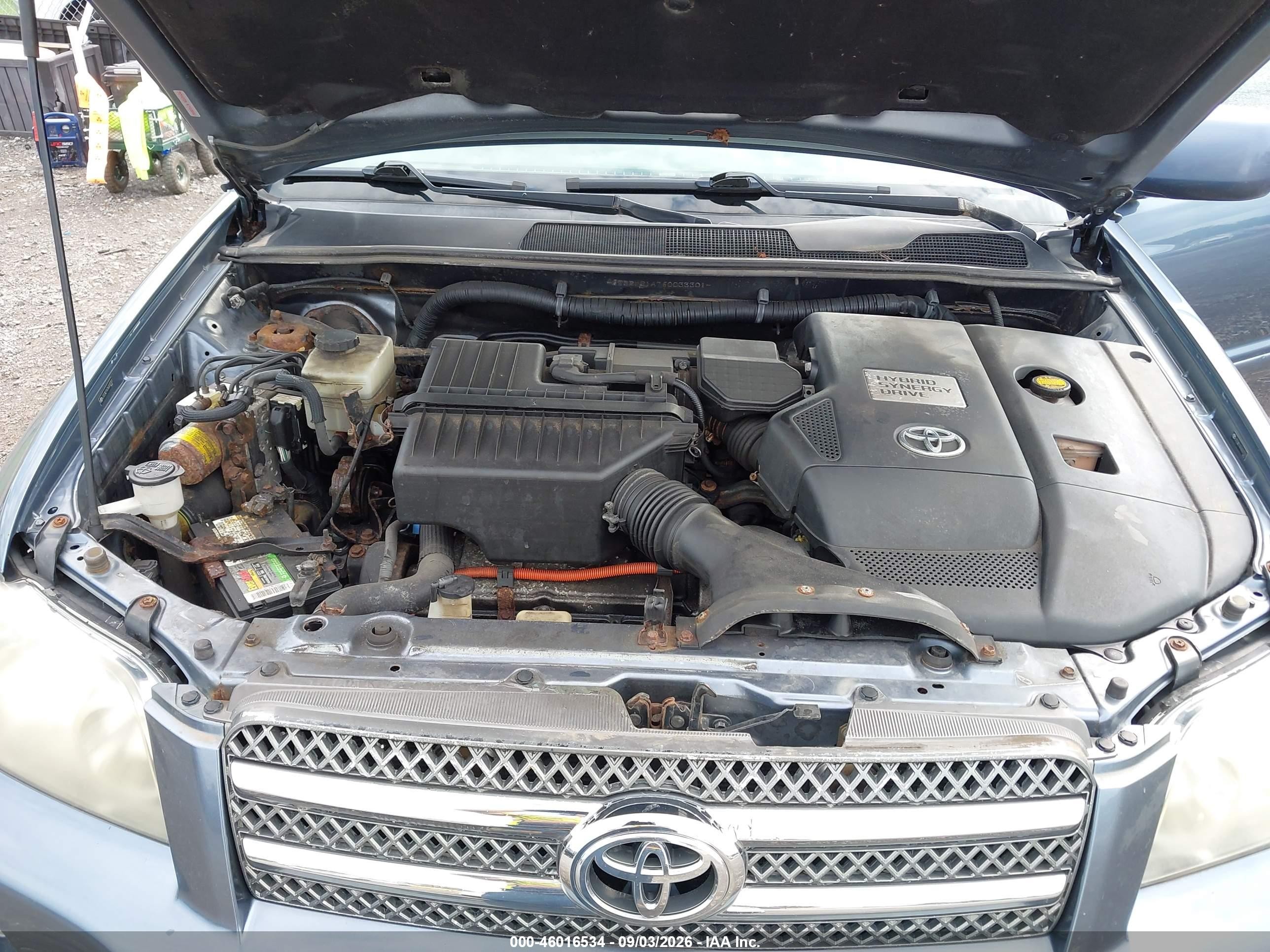 2006 Toyota Highlander Hybrid Limited V6 Синий vin: JTEEW21A760033301