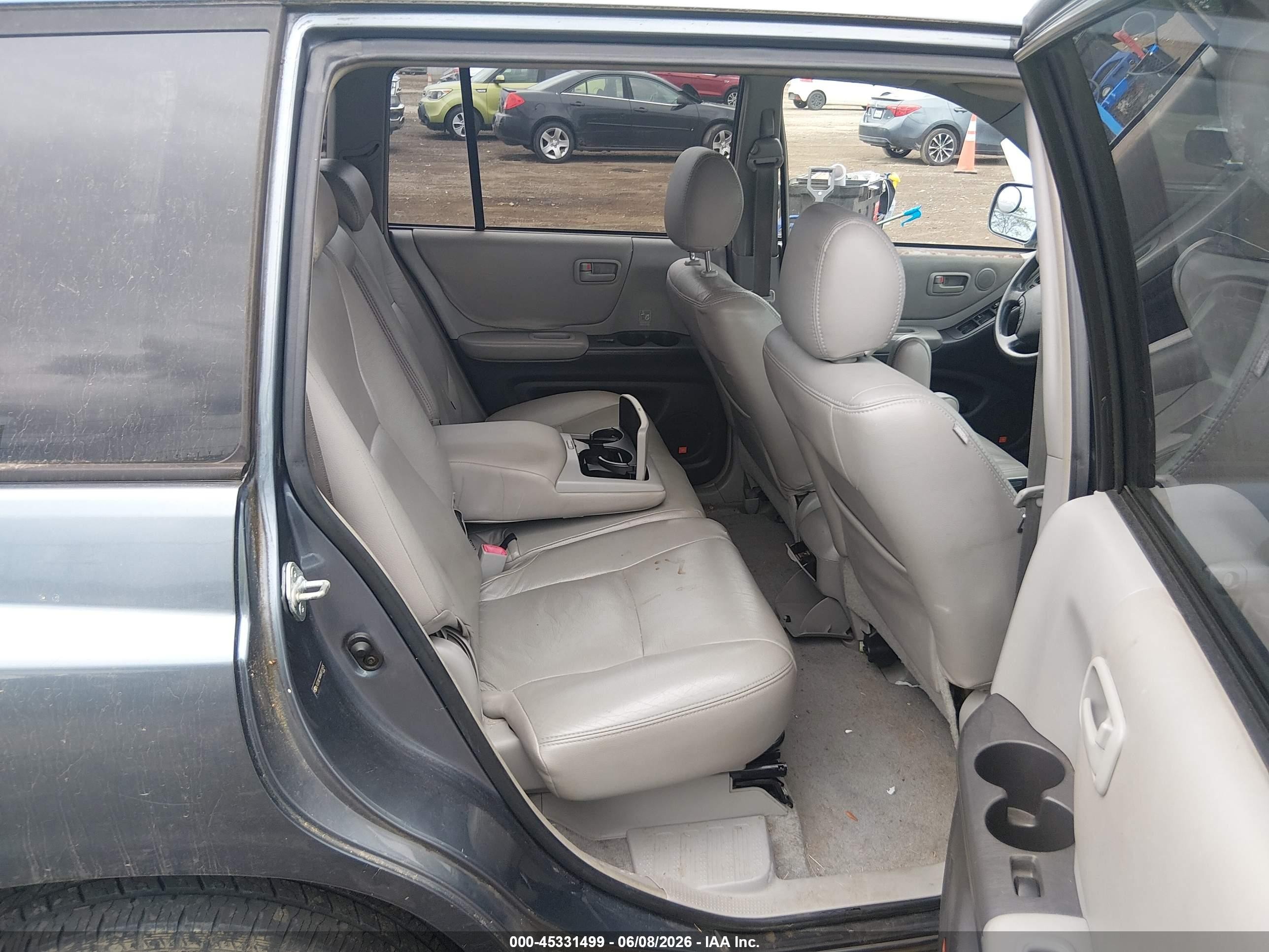 2006 Toyota Highlander Hybrid V6 Серый vin: JTEEW21A860011615