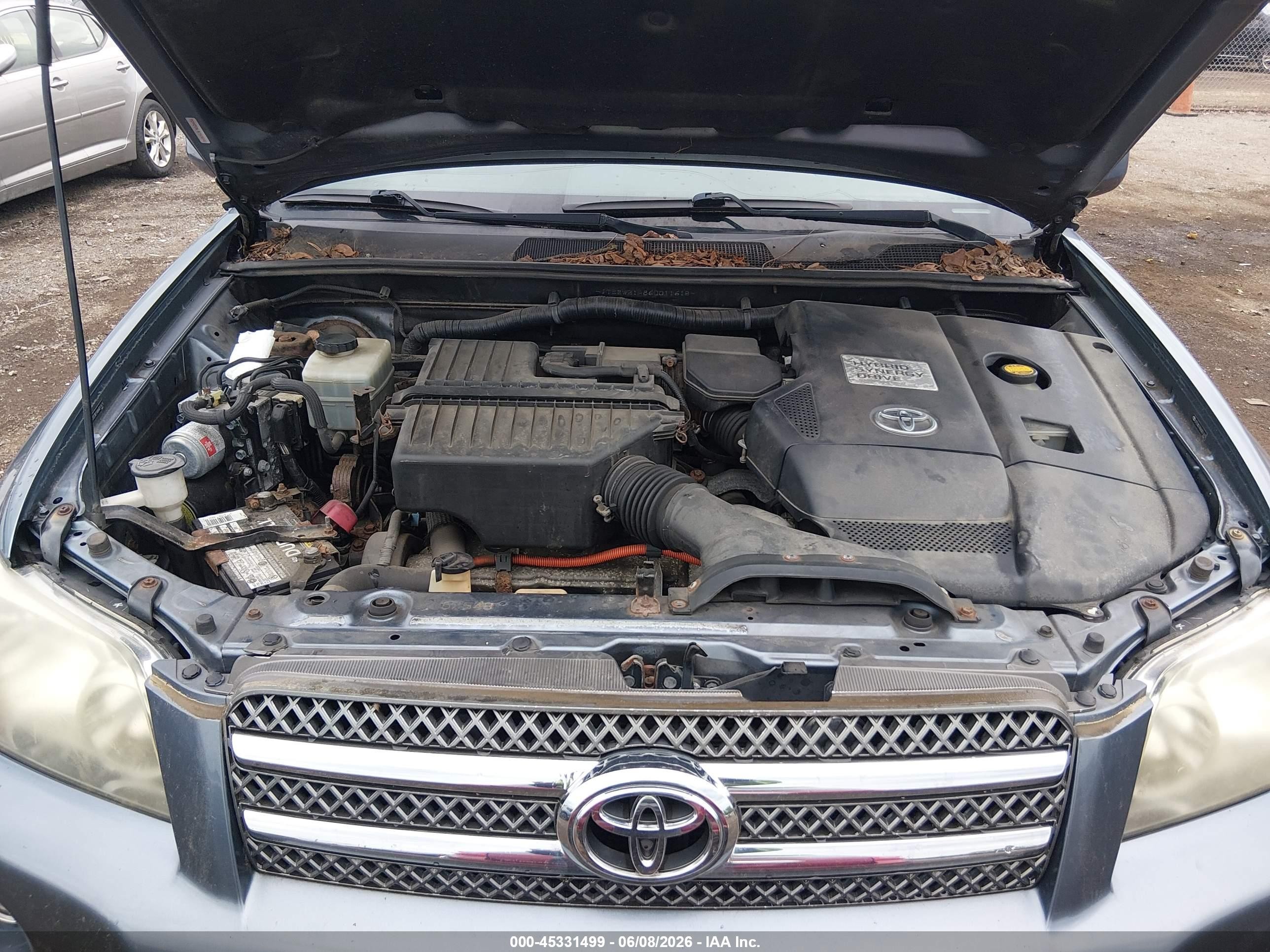 2006 Toyota Highlander Hybrid V6 Серый vin: JTEEW21A860011615