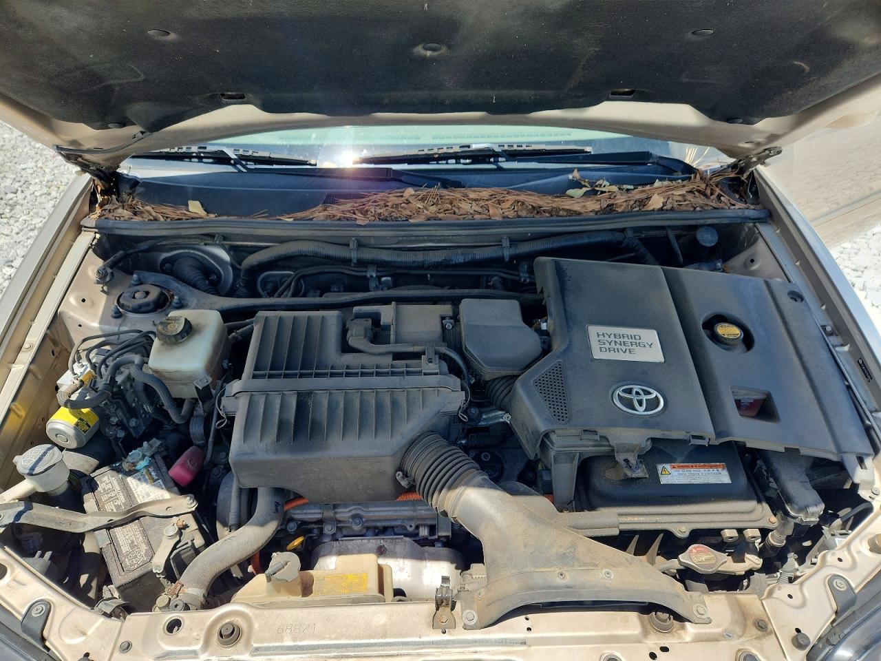 2007 Toyota Highlander Hybrid Tan vin: JTEEW21A870044504