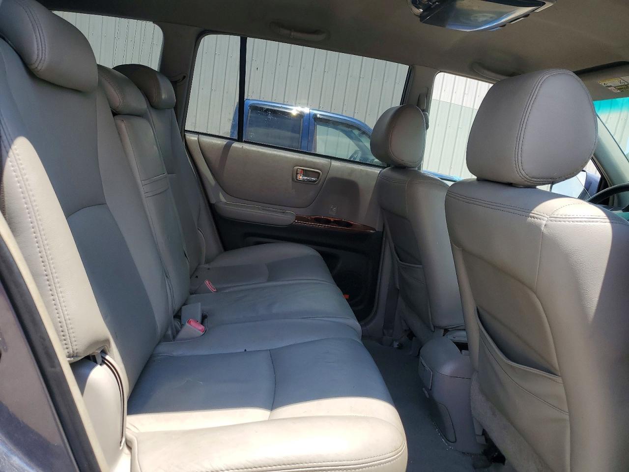 2007 Toyota Highlander Hybrid Blue vin: JTEEW21A970037948