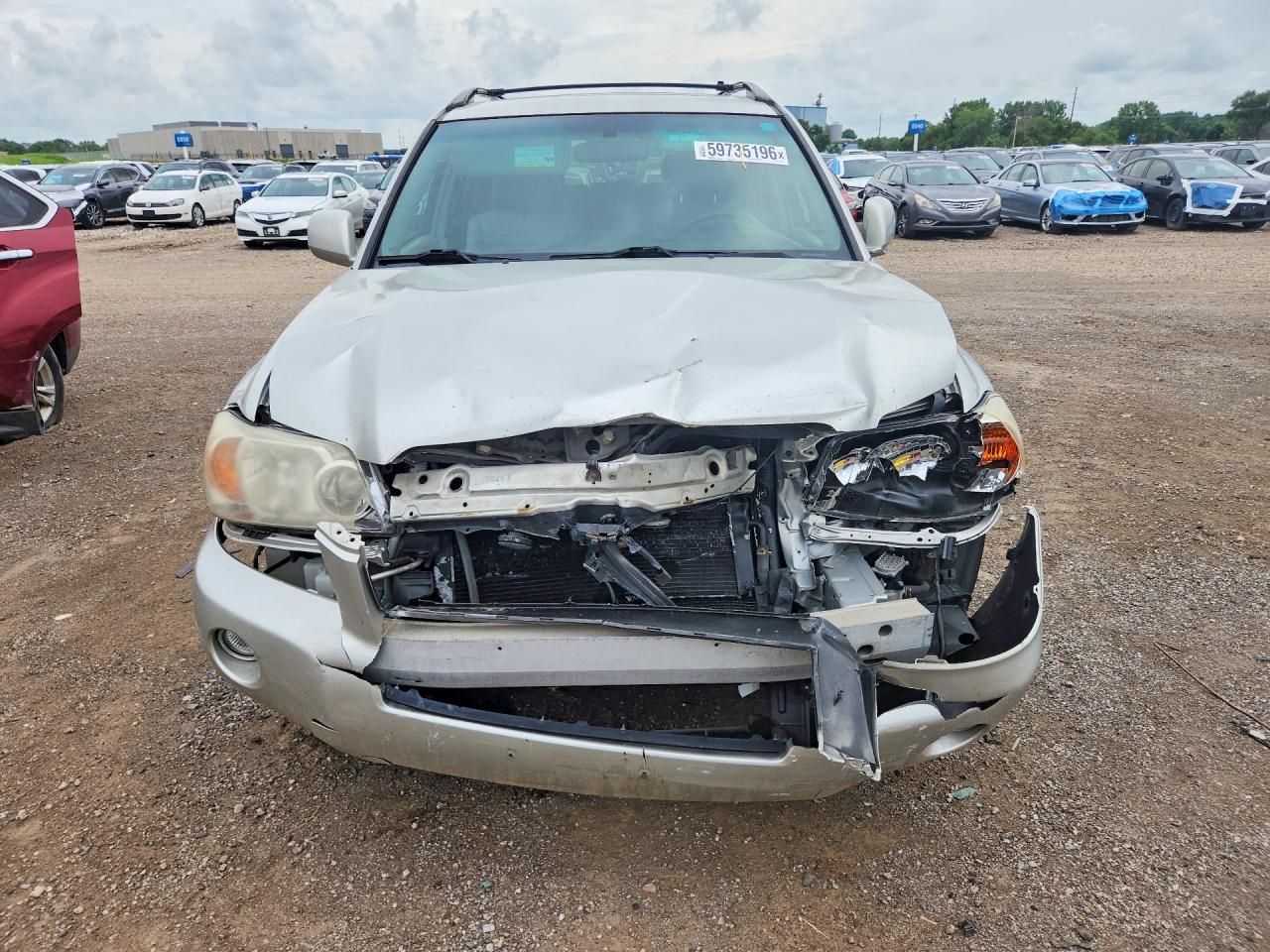2007 Toyota Highlander Hybrid Серебряный vin: JTEEW21A970041045