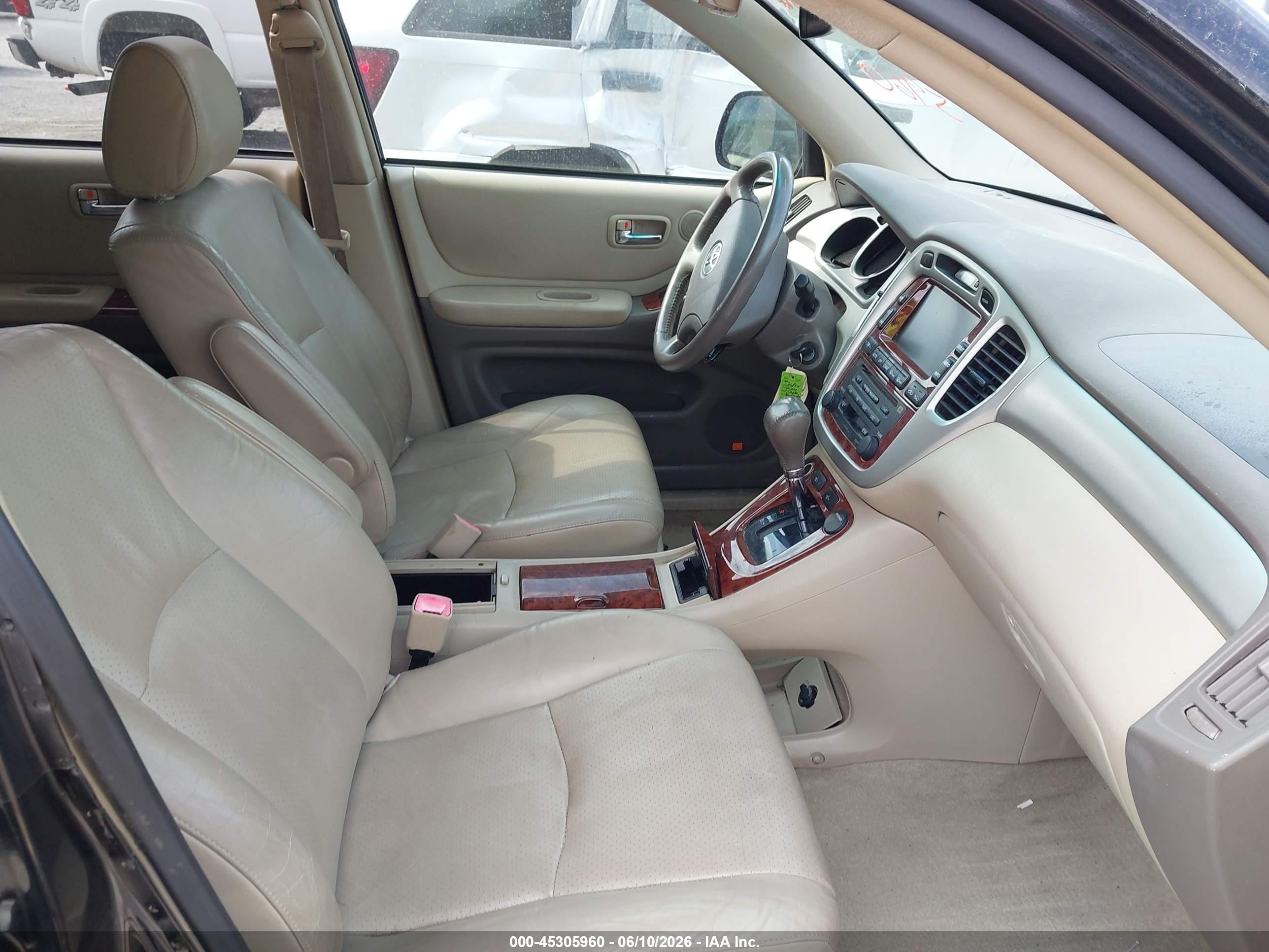 2006 Toyota Highlander Hybrid Limited V6 Black vin: JTEEW21AX60002656