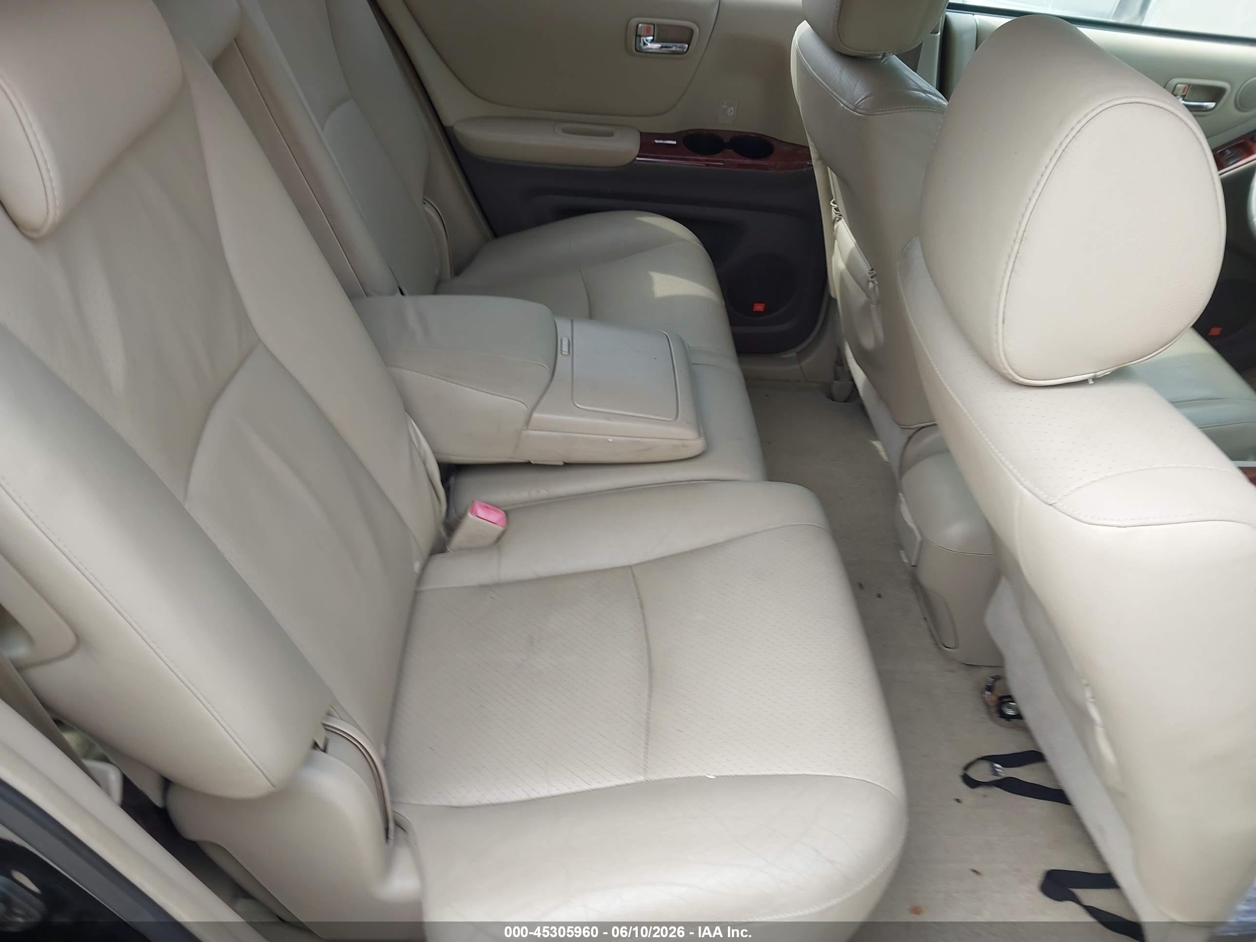2006 Toyota Highlander Hybrid Limited V6 Black vin: JTEEW21AX60002656