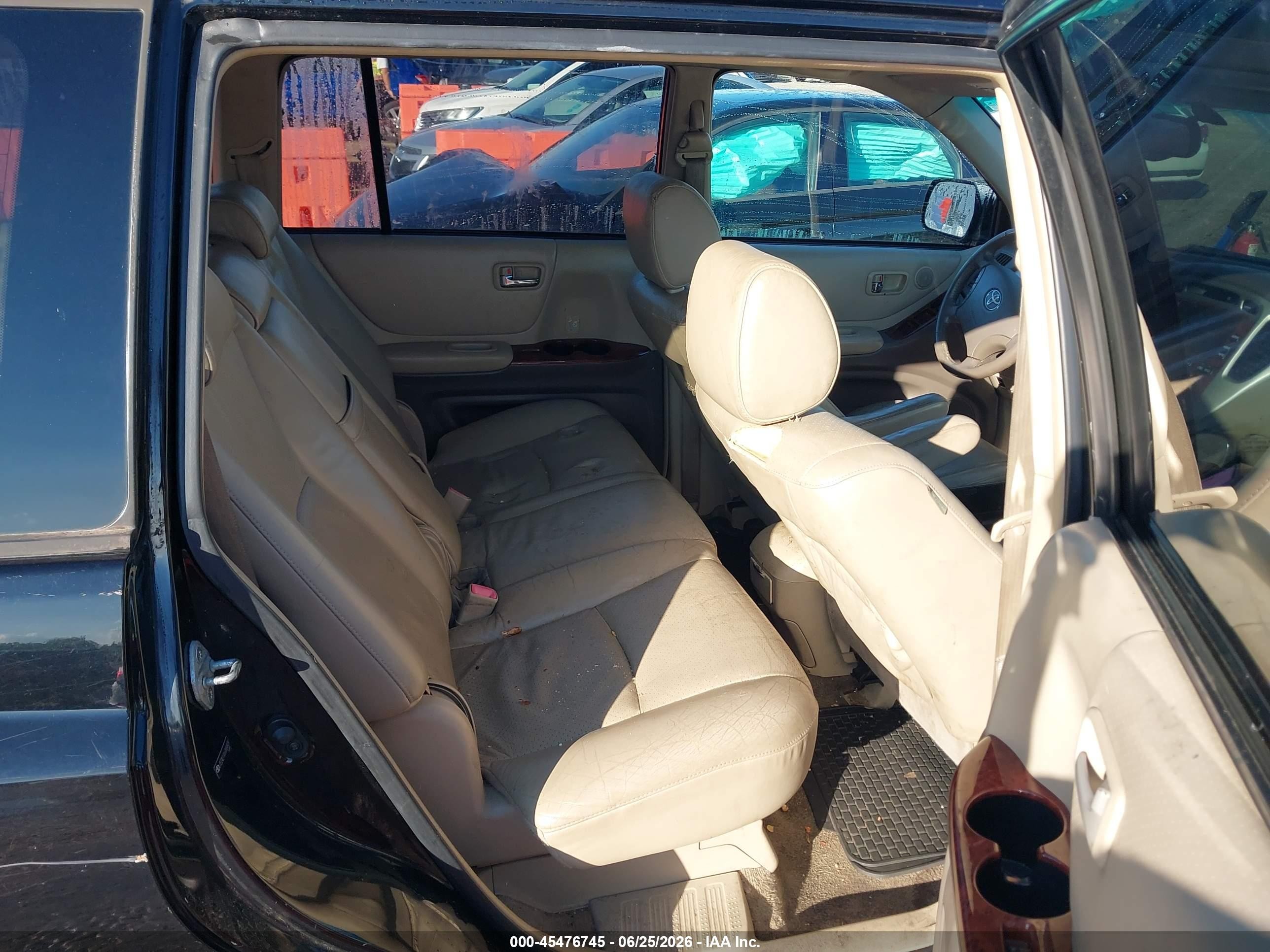 2006 Toyota Highlander Hybrid Limited V6 Black vin: JTEEW21AX60004939