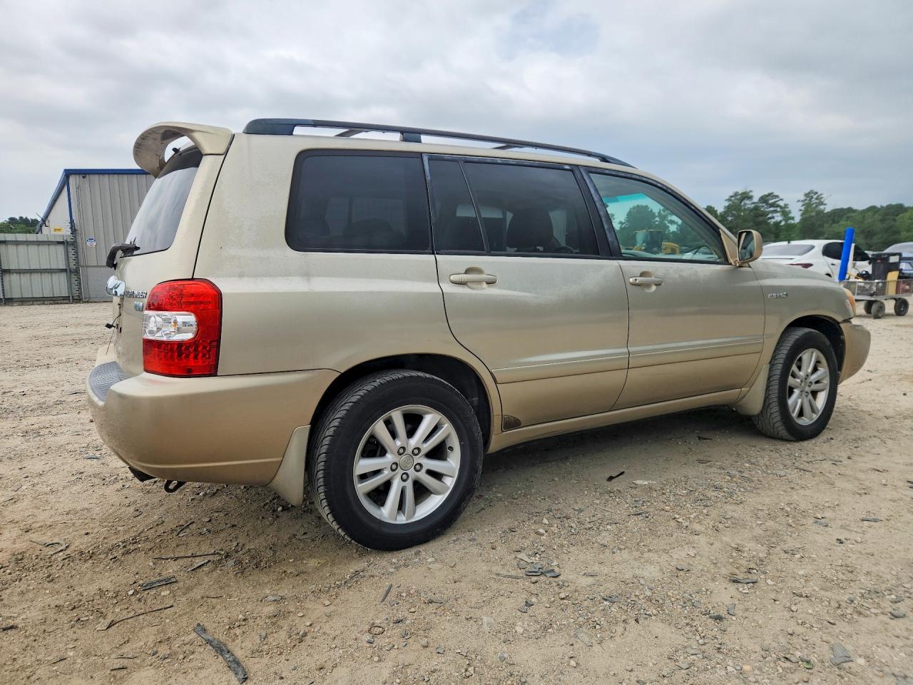 2006 Toyota Highlander Hybrid Tan vin: JTEEW21AX60017867