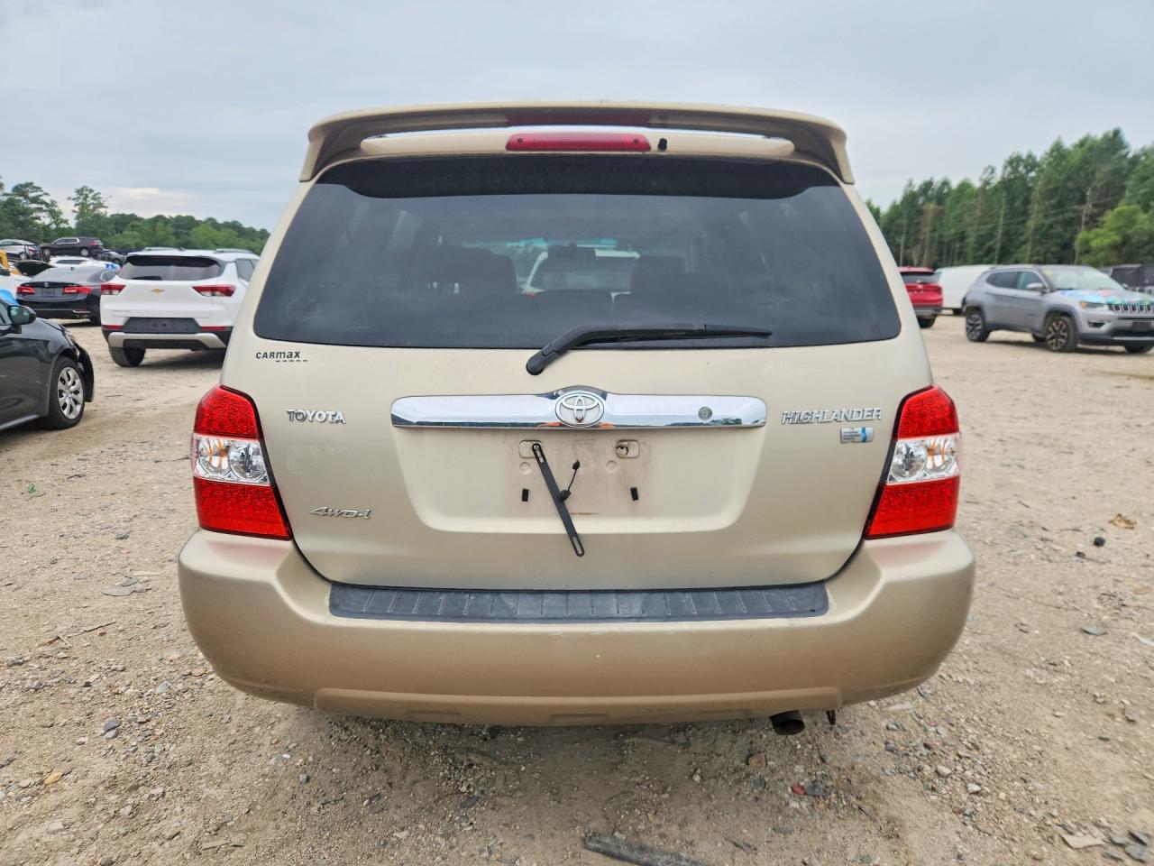 2006 Toyota Highlander Hybrid Tan vin: JTEEW21AX60017867