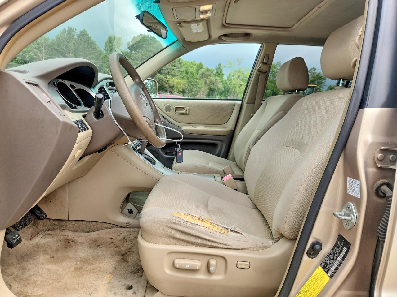 2006 Toyota Highlander Hybrid Tan vin: JTEEW21AX60017867