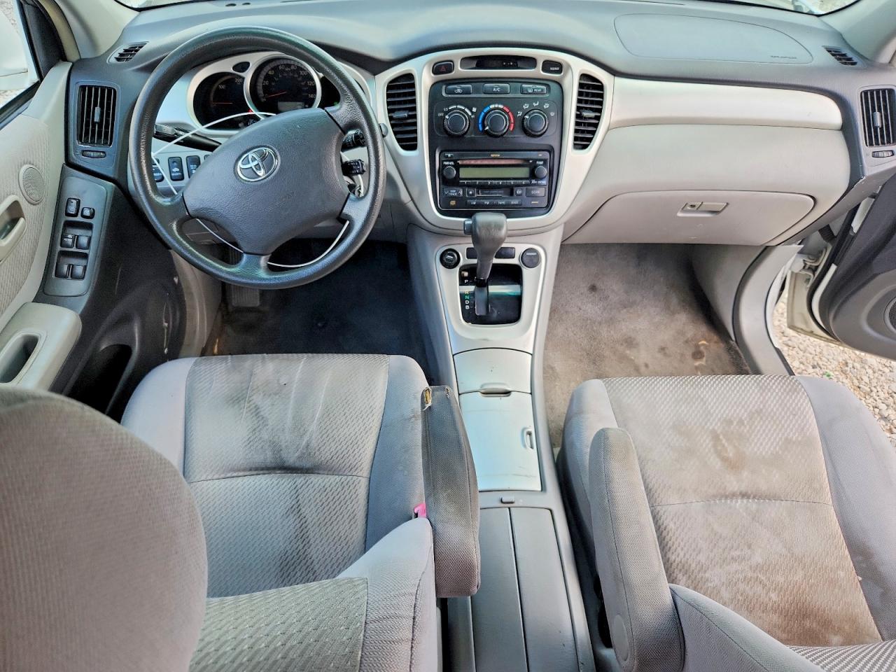 2006 Toyota Highlander Hybrid White vin: JTEEW21AX60020283