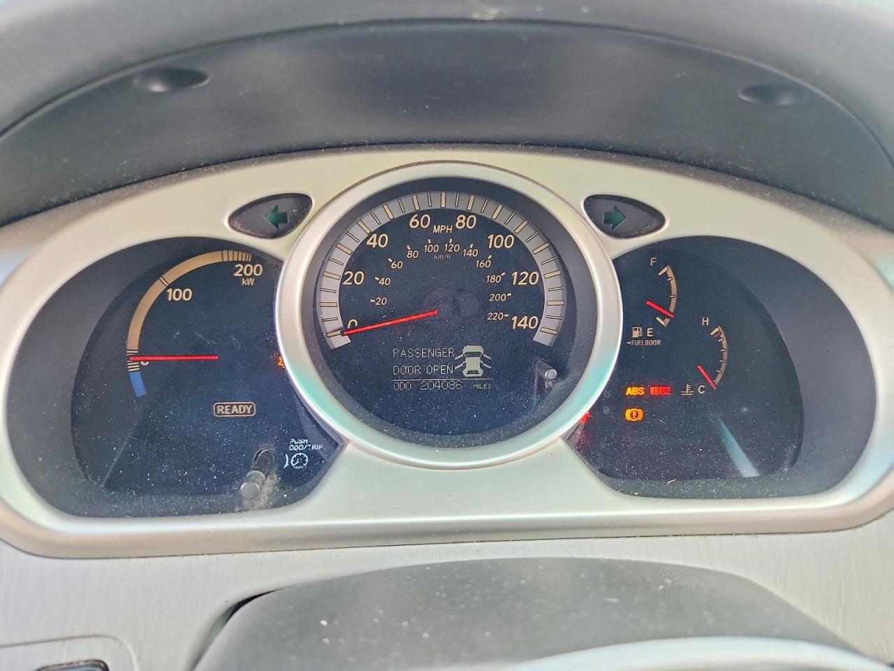 2006 Toyota Highlander Hybrid White vin: JTEEW21AX60020283