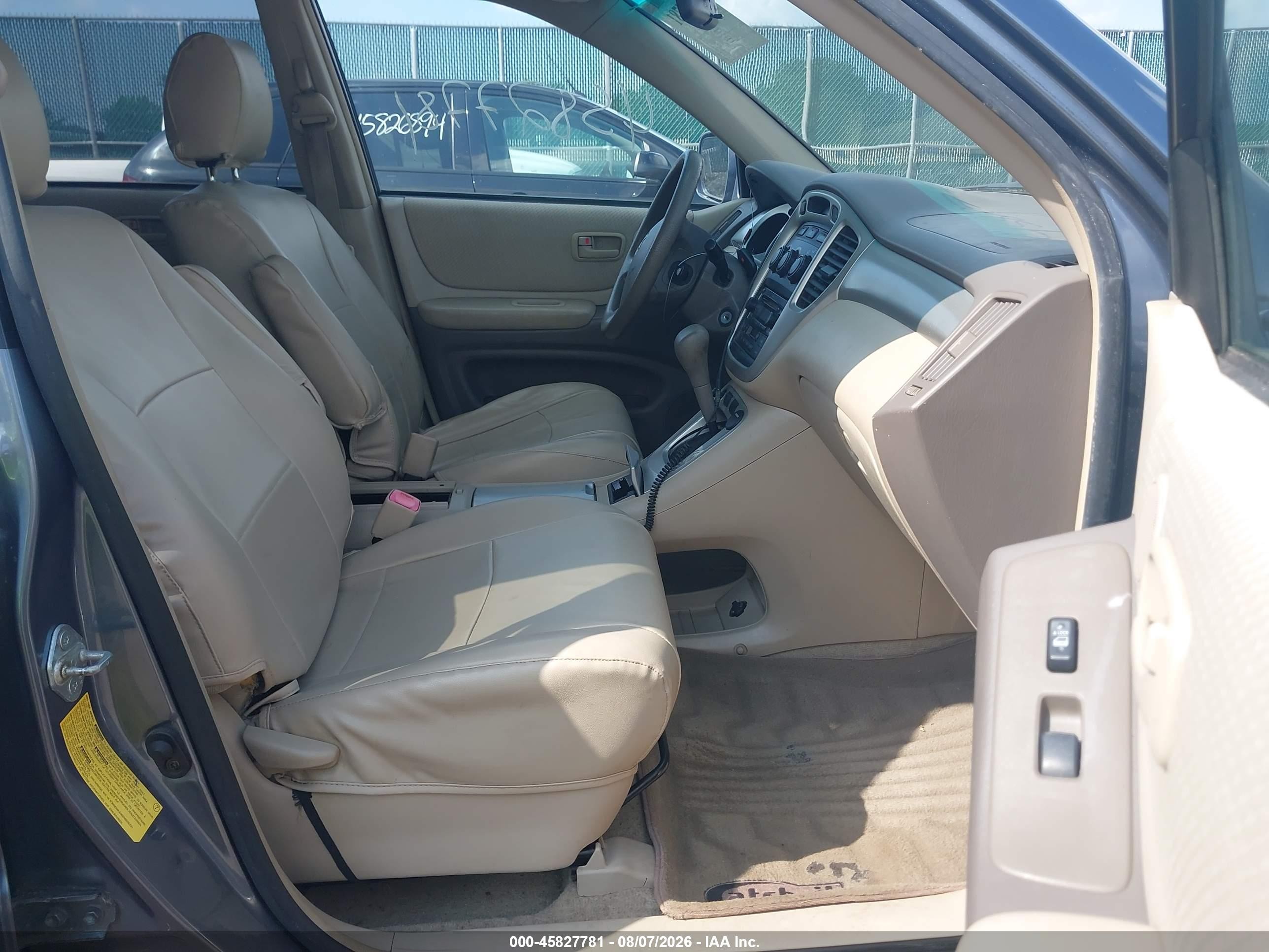 2006 Toyota Highlander Hybrid V6 Blue vin: JTEEW21AX60024530