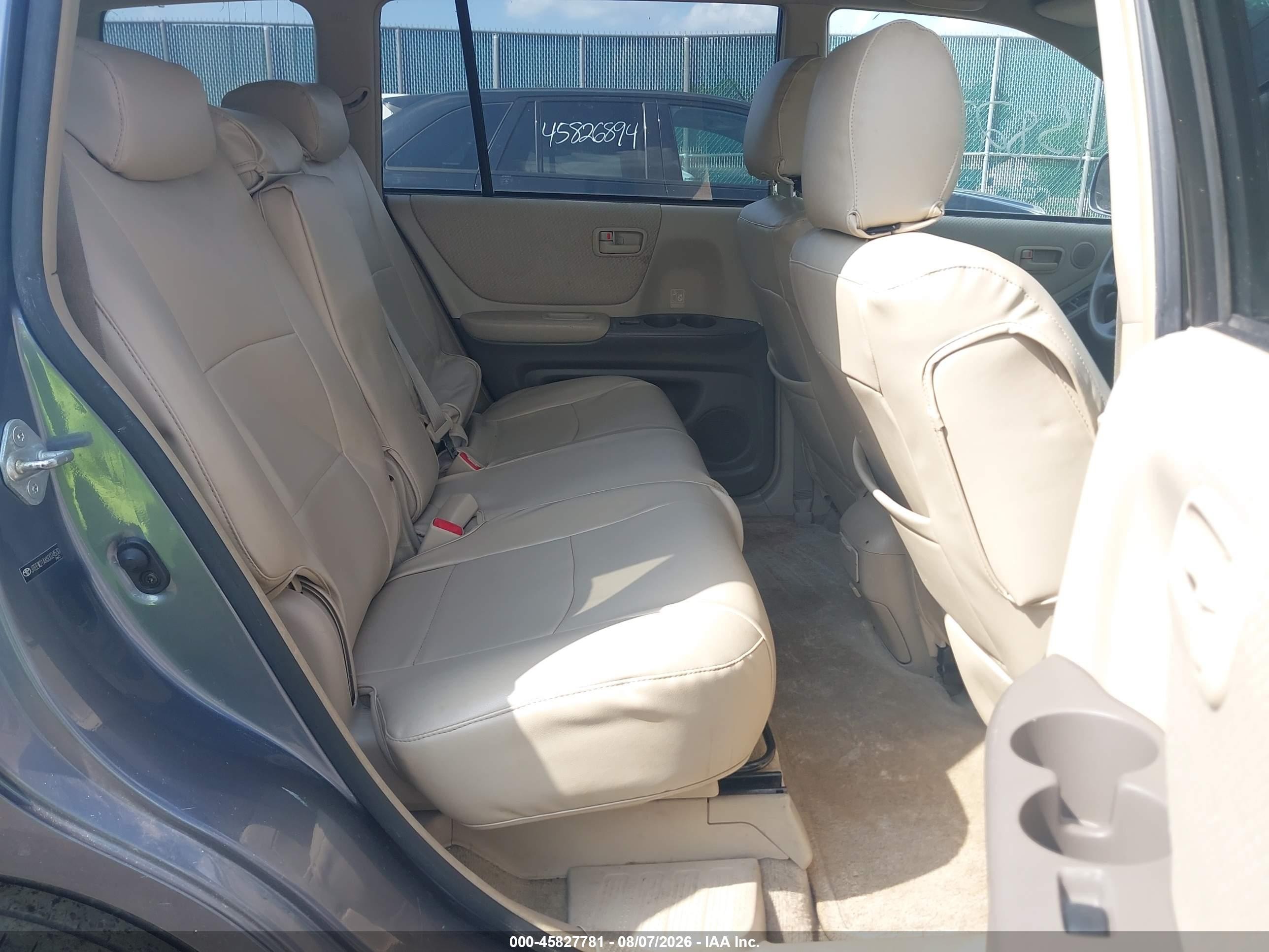 2006 Toyota Highlander Hybrid V6 Blue vin: JTEEW21AX60024530