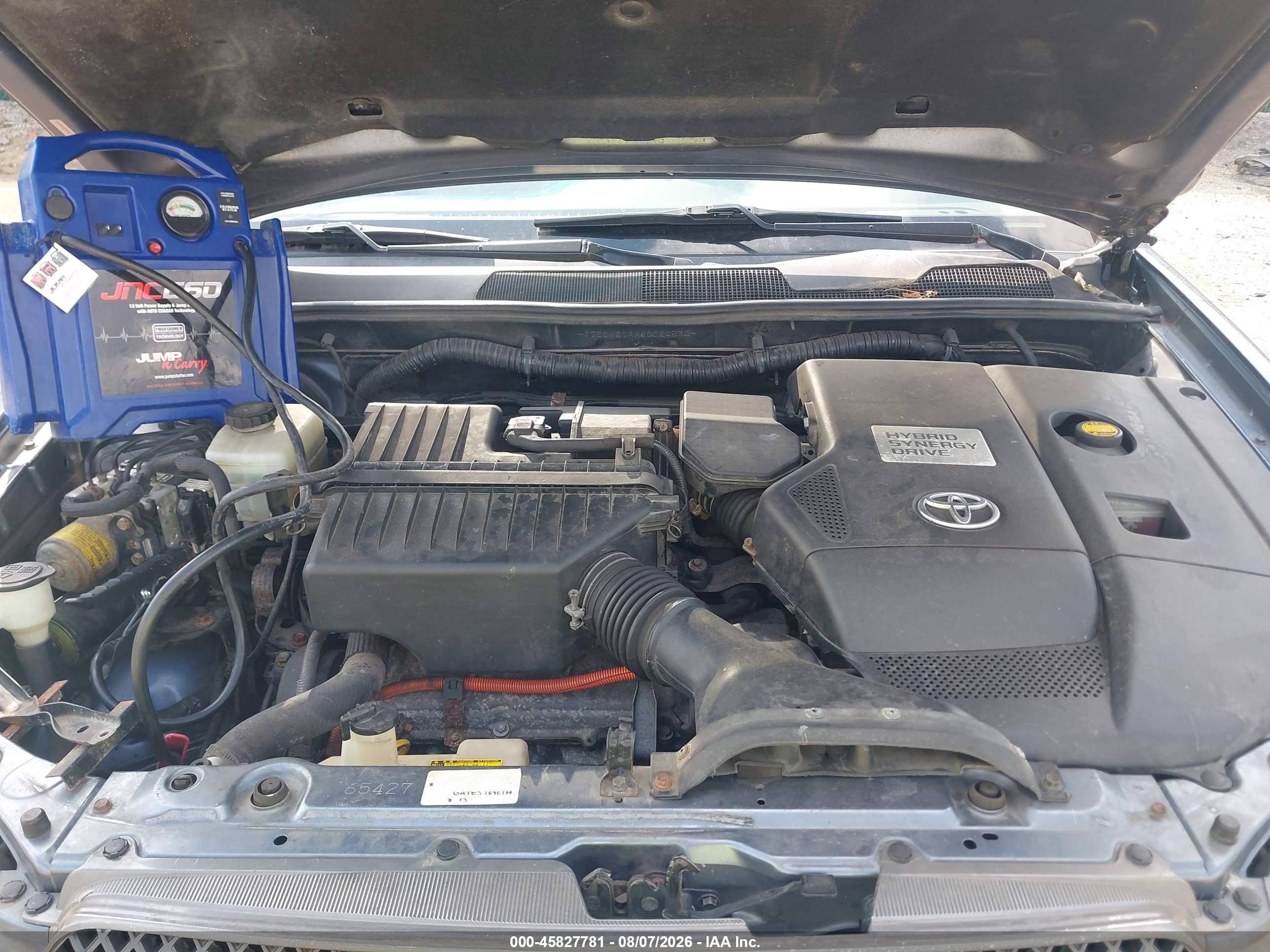 2006 Toyota Highlander Hybrid V6 Blue vin: JTEEW21AX60024530