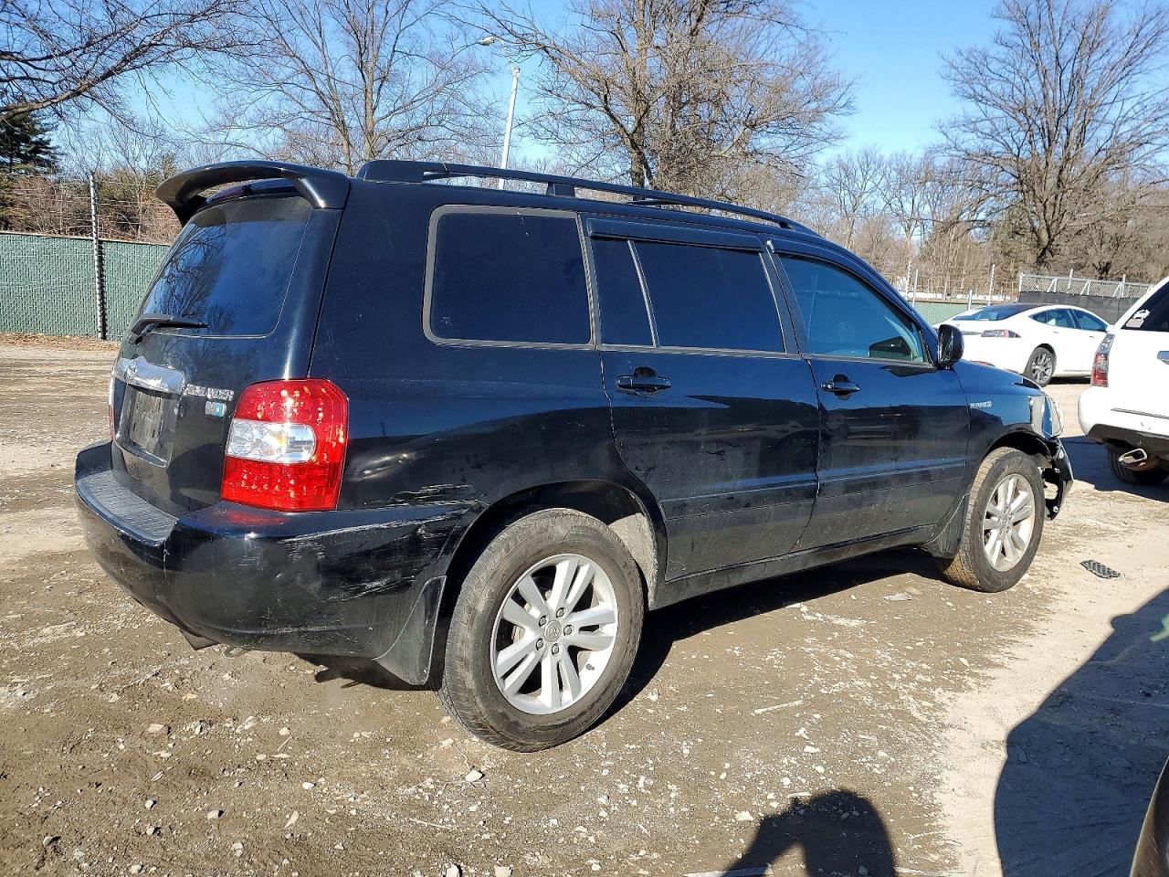 2006 Toyota Highlander Hybrid Black vin: JTEEW21AX60030862