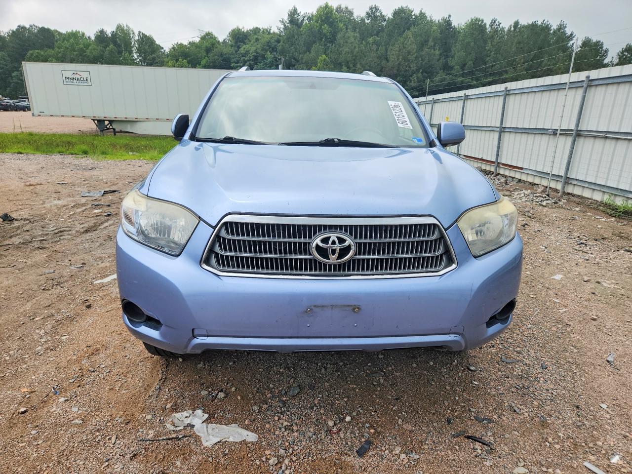 2008 Toyota Highlander Hybrid Blue vin: JTEEW41A082003950