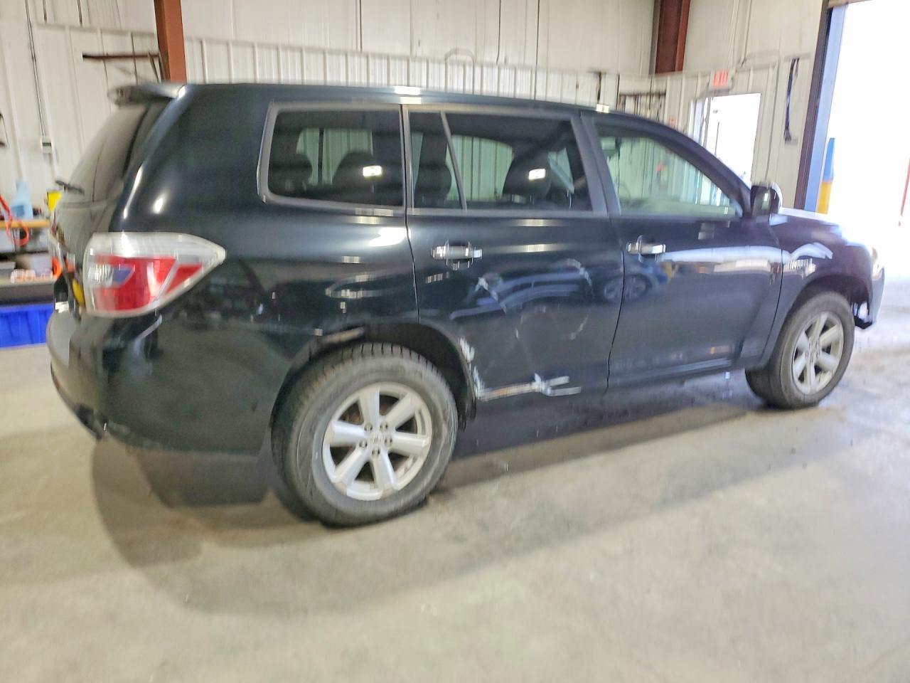 2008 Toyota Highlander Hybrid Black vin: JTEEW41A182011829