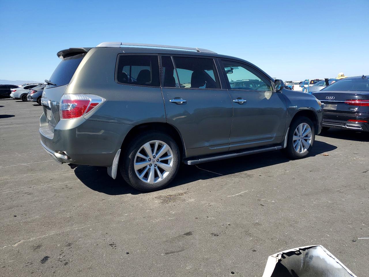 2008 Toyota Highlander Hybrid Green vin: JTEEW41A182018506