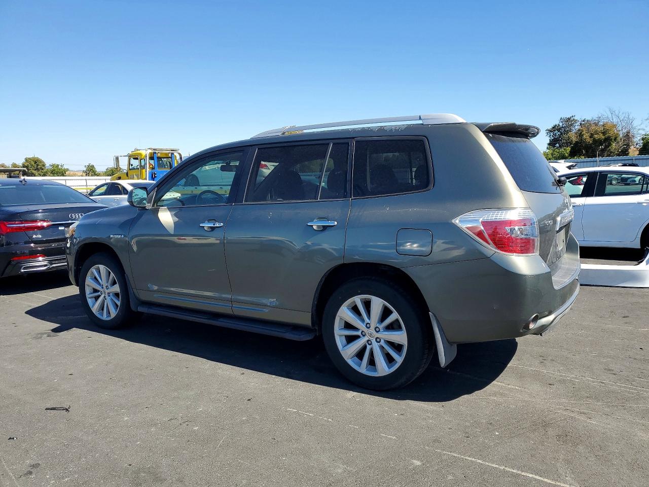 2008 Toyota Highlander Hybrid Green vin: JTEEW41A182018506