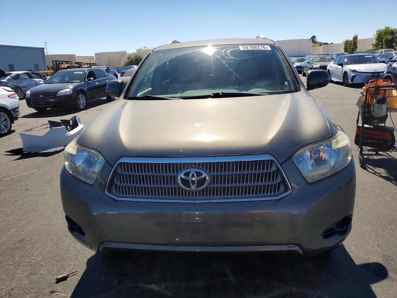 2008 Toyota Highlander Hybrid Green vin: JTEEW41A182018506