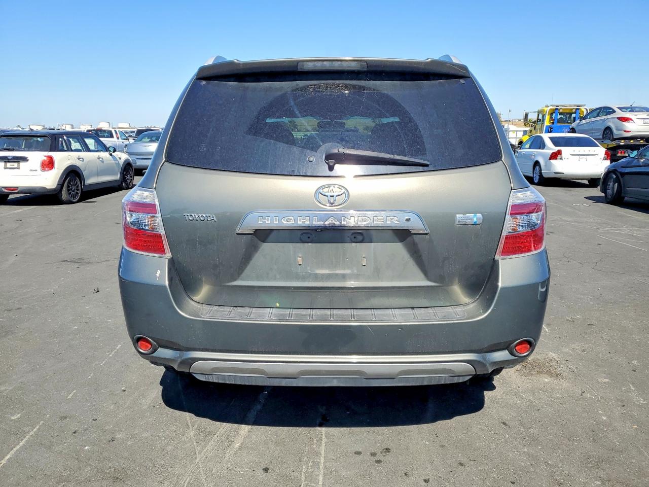 2008 Toyota Highlander Hybrid Green vin: JTEEW41A182018506