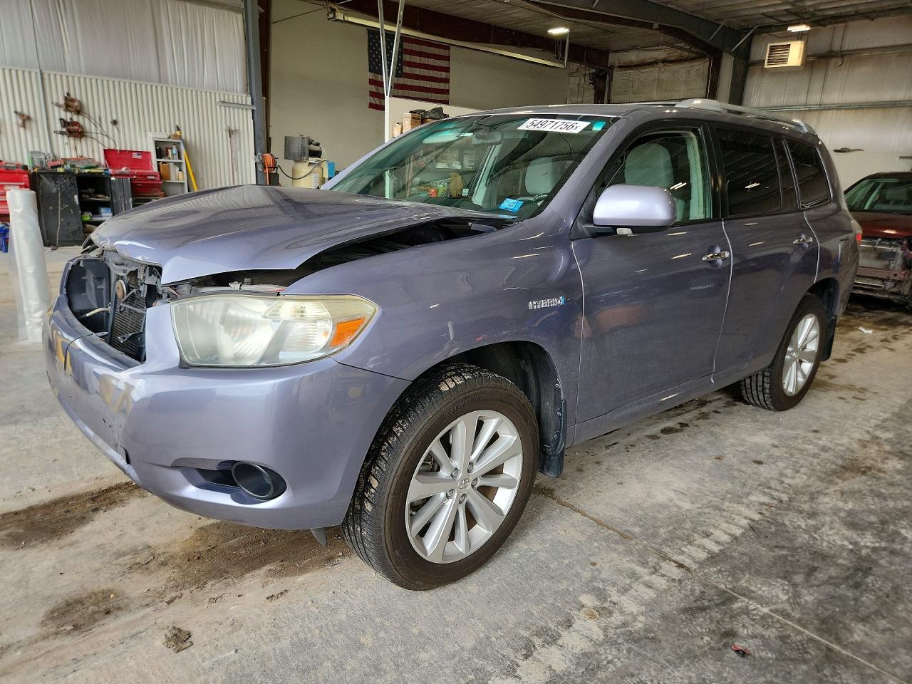 2008 Toyota Highlander Hybrid Серый vin: JTEEW41A282006185