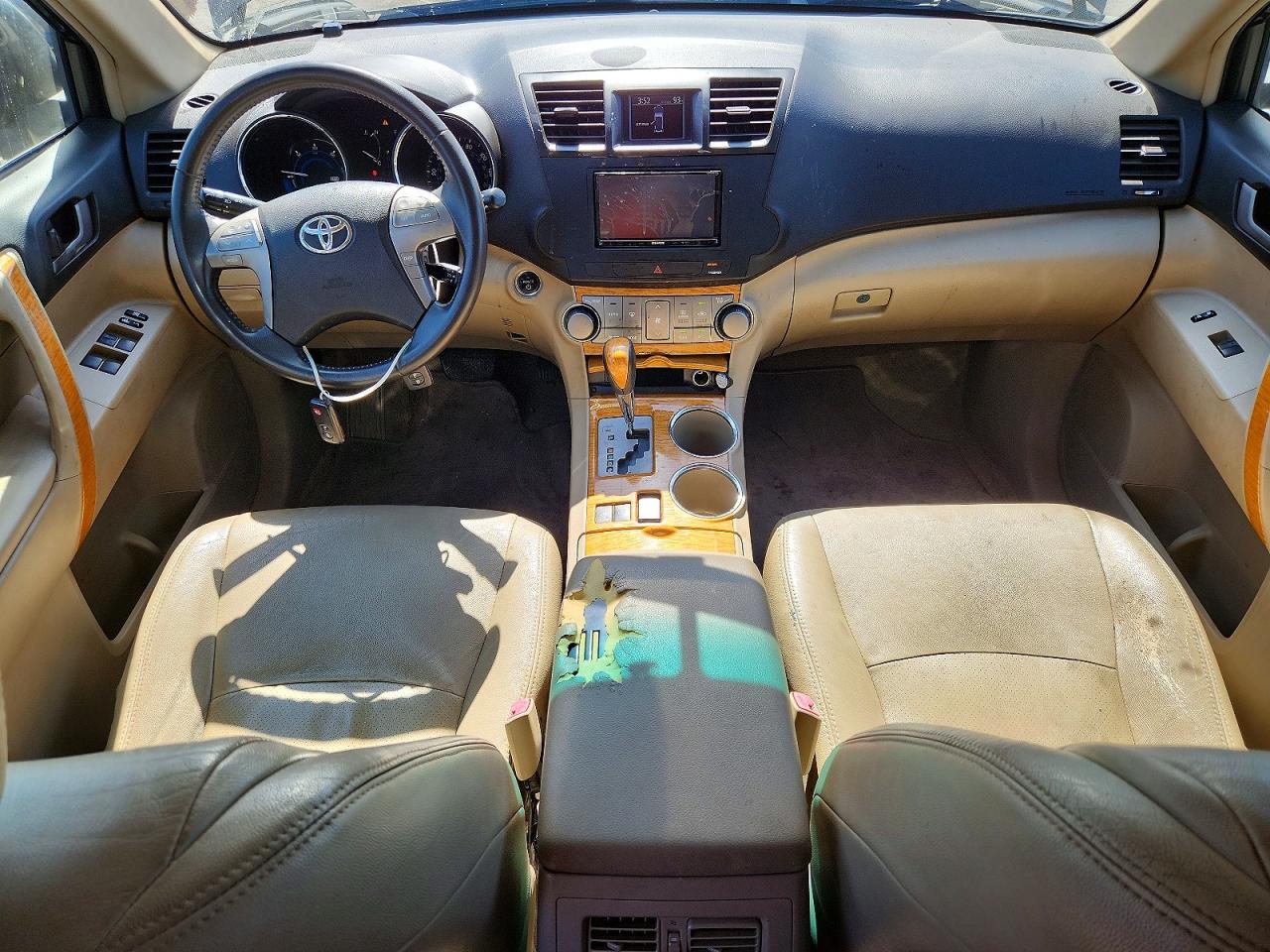 2008 Toyota Highlander Hybrid Black vin: JTEEW41A382022265