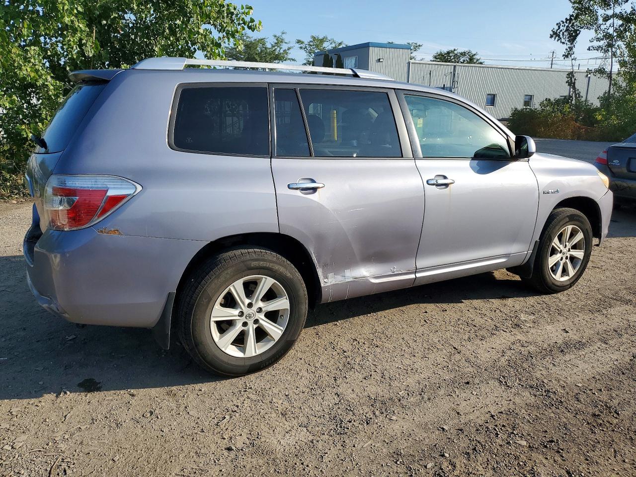 2008 Toyota Highlander Hybrid Blue vin: JTEEW41A382022895