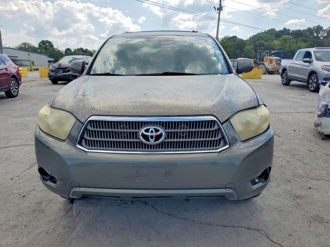 2008 Toyota Highlander Hybrid Gray vin: JTEEW41A982012064