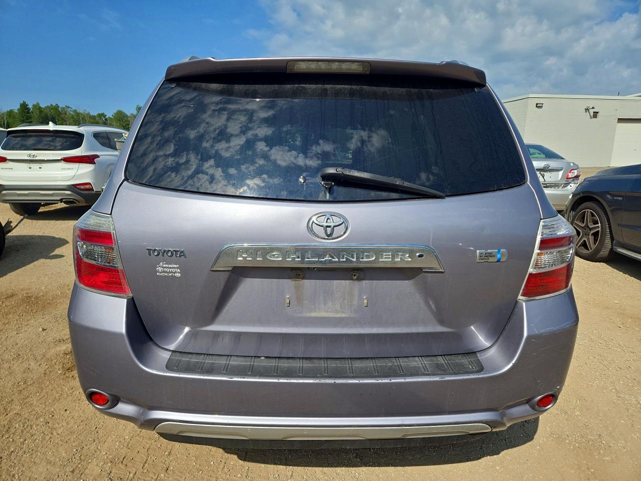 2009 Toyota Highlander Hybrid Silver vin: JTEEW41A992031490