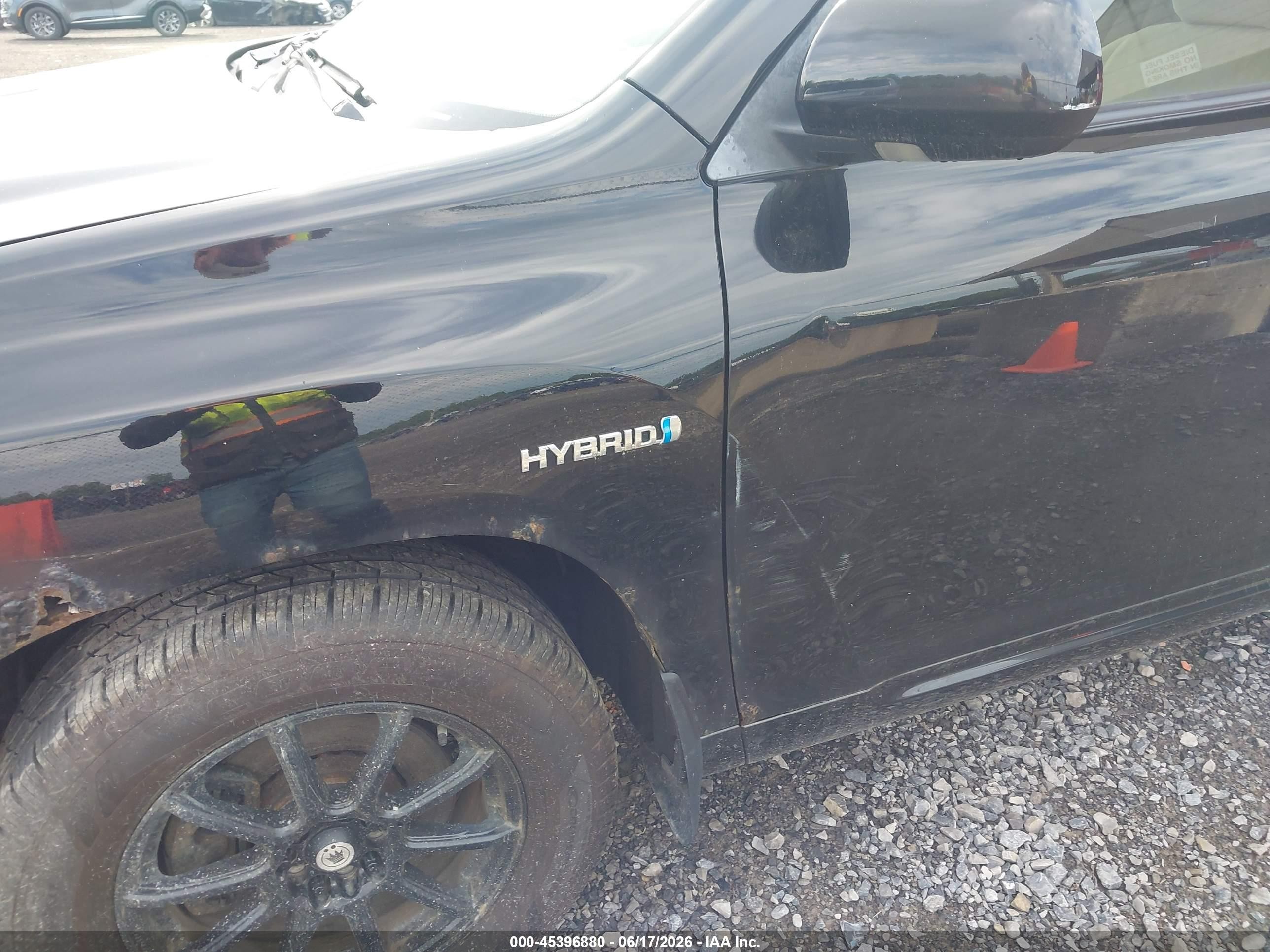 2008 Toyota Highlander Hybrid   Black vin: JTEEW41AX82002207