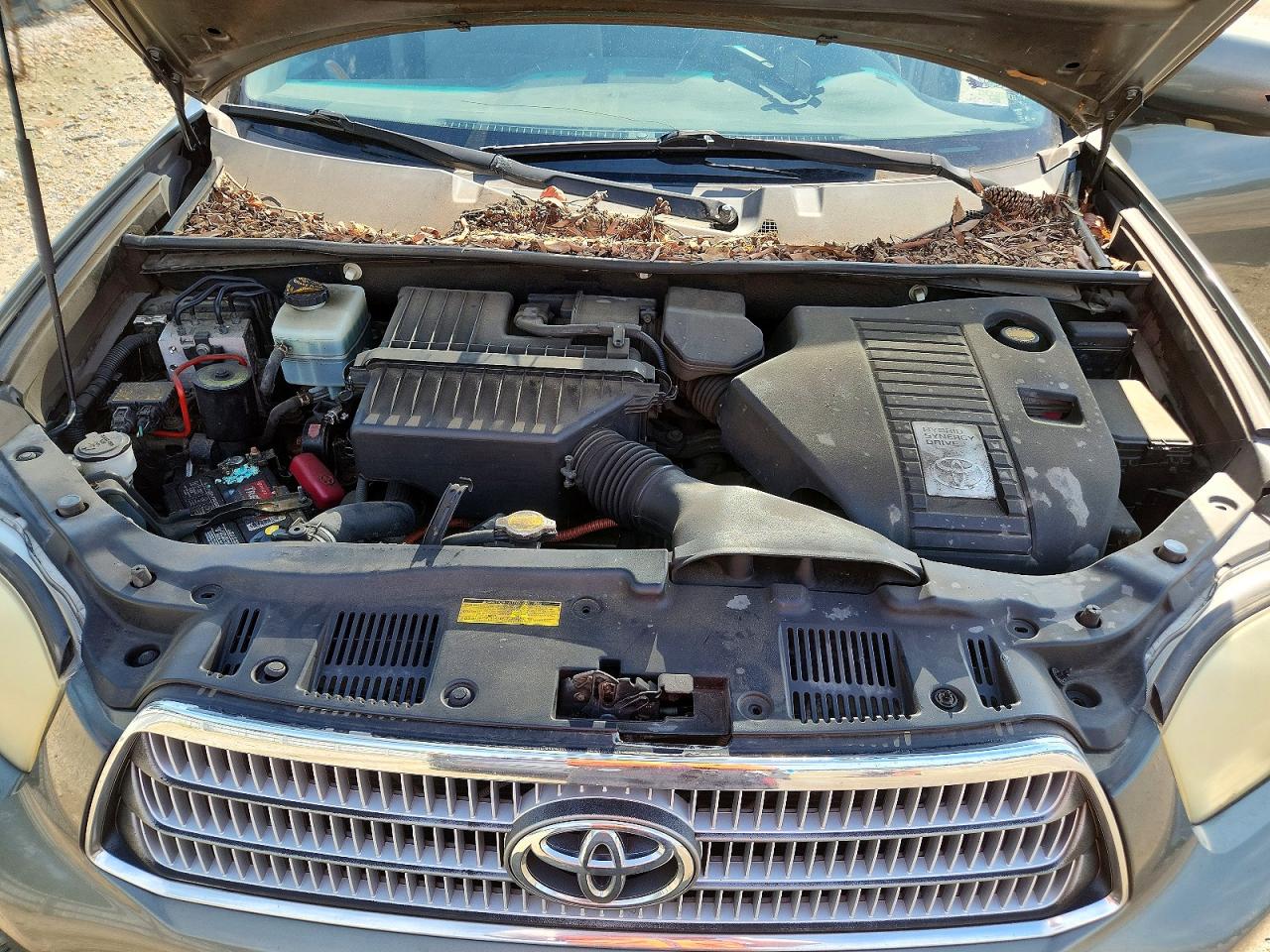 2008 Toyota Highlander Hybrid Зеленый vin: JTEEW41AX82013675