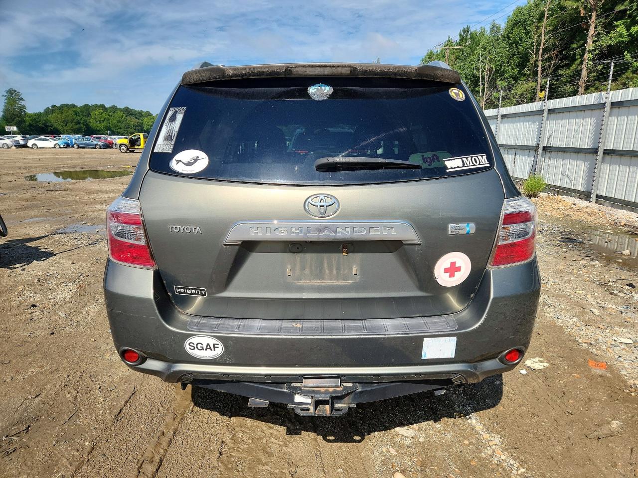 2008 Toyota Highlander Hybrid Зеленый vin: JTEEW41AX82013675