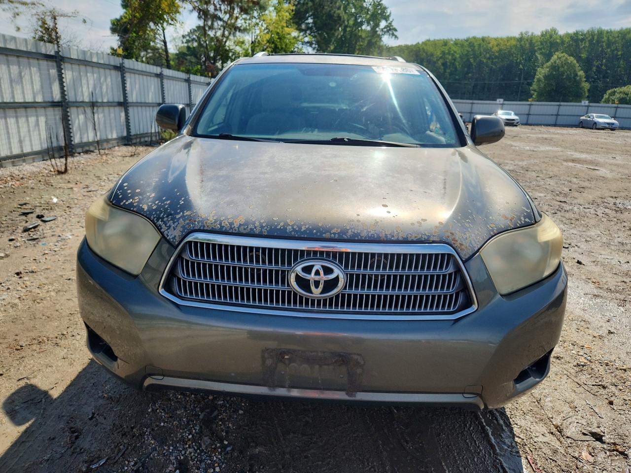 2008 Toyota Highlander Hybrid Зеленый vin: JTEEW41AX82013675