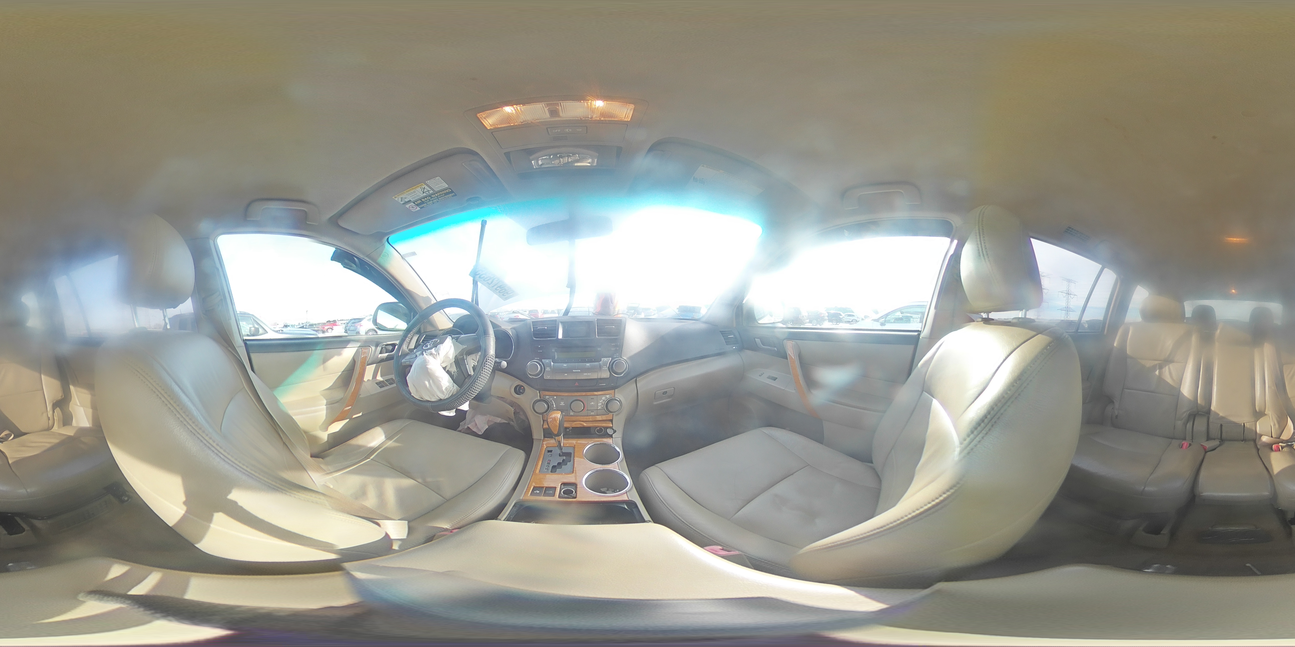 2009 Toyota Highlander Hybrid White vin: JTEEW41AX92032681
